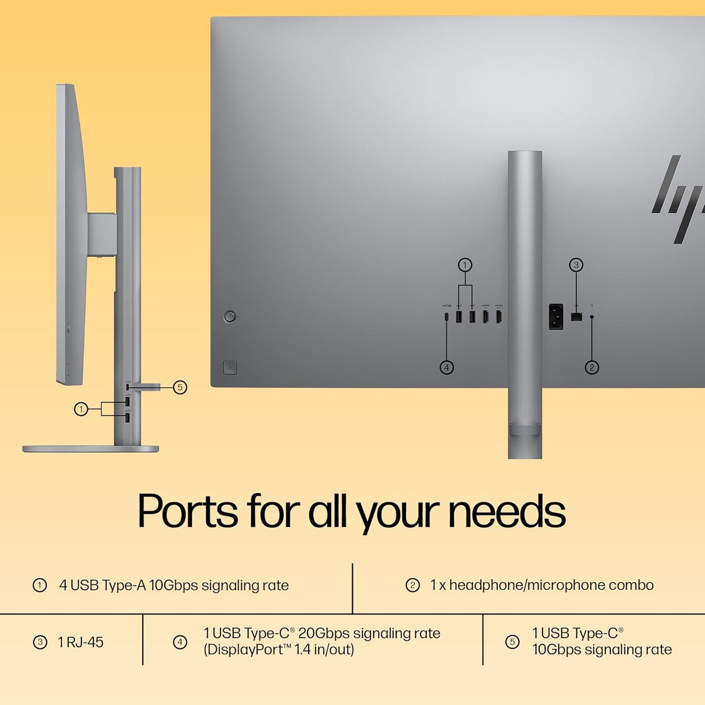 HP OmniStudio X Next Gen AI AIO, Intel Core Ultra 7 258V, 47 Tops,(32GB DDR5,1TB SSD) 4K UHD (3840 x 2160), IPS,550 nits,31.5inch(80.1cm), Win 11, Office24, Meteor Silver, 9.56kg, 32-c1574in