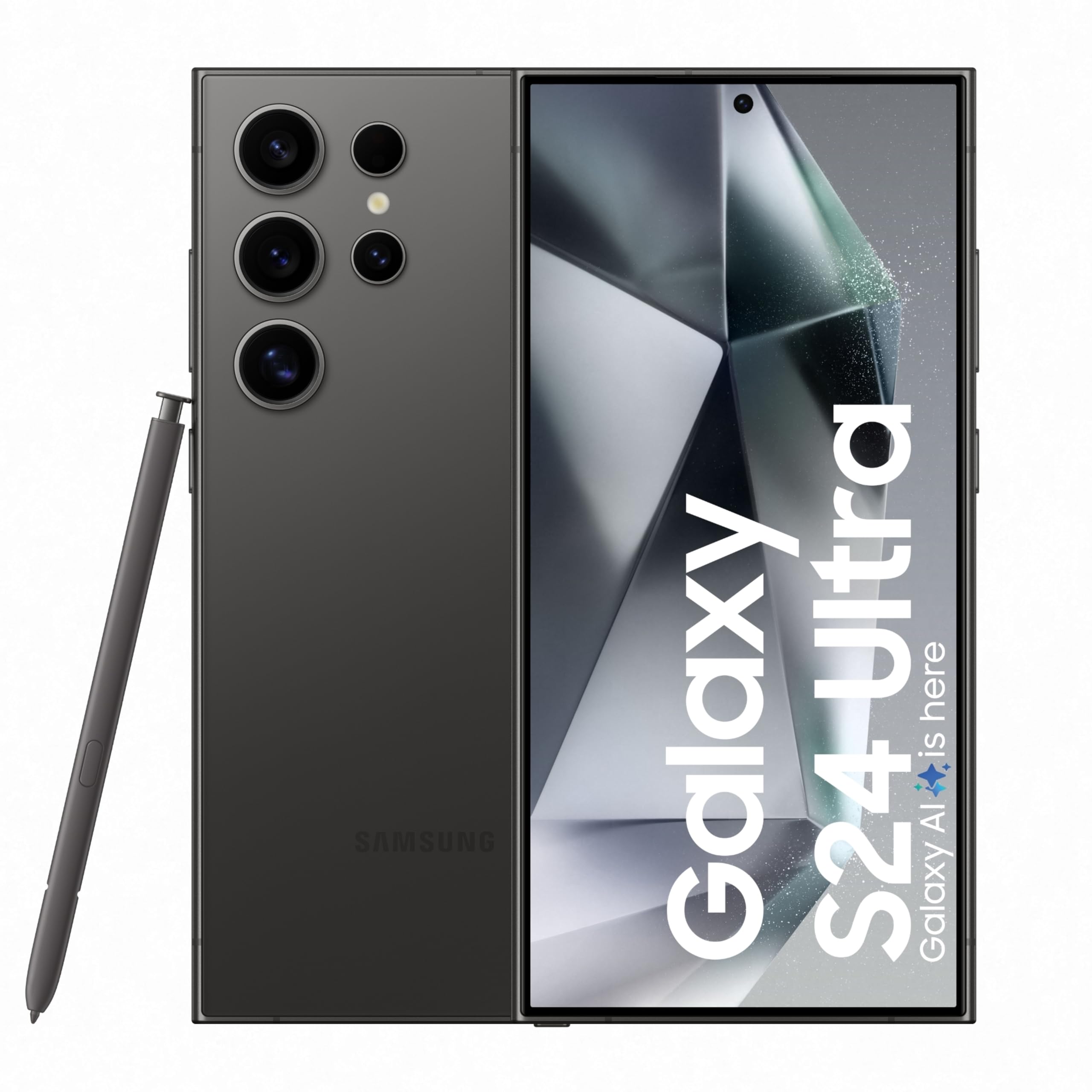 Samsung Galaxy S24 Ultra 5G AI Smartphone with Galaxy AI (Titanium Violet, 12GB, 256GB Storage), Snapdragon 8 Gen 3, 200 MP Camera with ProVisual Engine and 5000mAh Battery