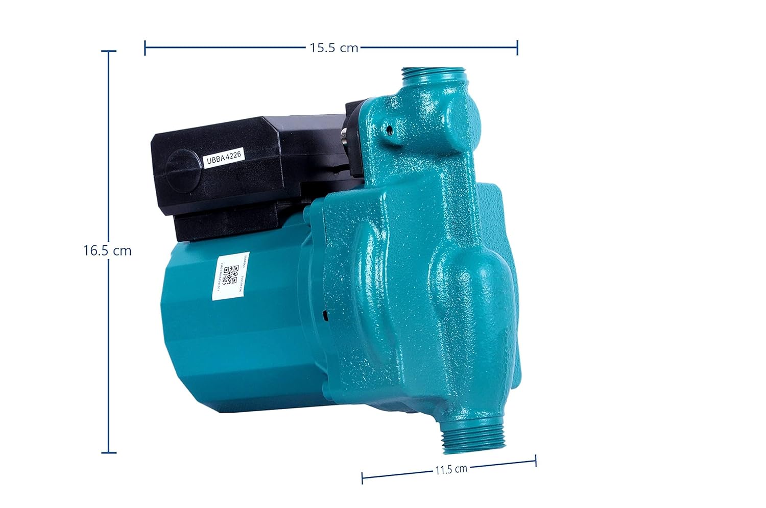 V-Guard VCB14-F030 Automatic Water Pressure Pump For Hot Water Circulation | Compatible With Washing Machine, RO, Shower | Energy Efficient | Compact Design | Multicolour