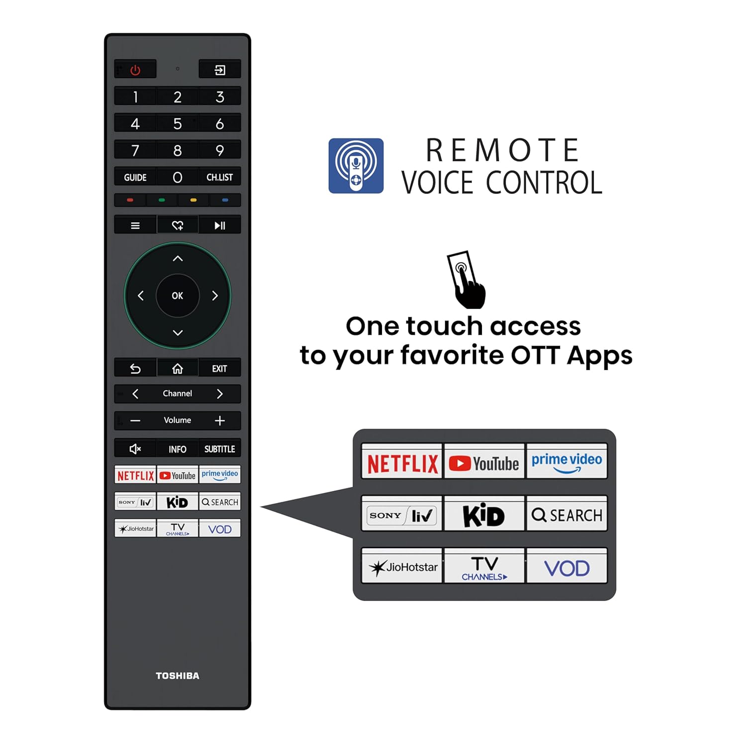 TOSHIBA 164 cm (65 inches) C380RP Series 4K Ultra HD Smart LED TV 65C380RP