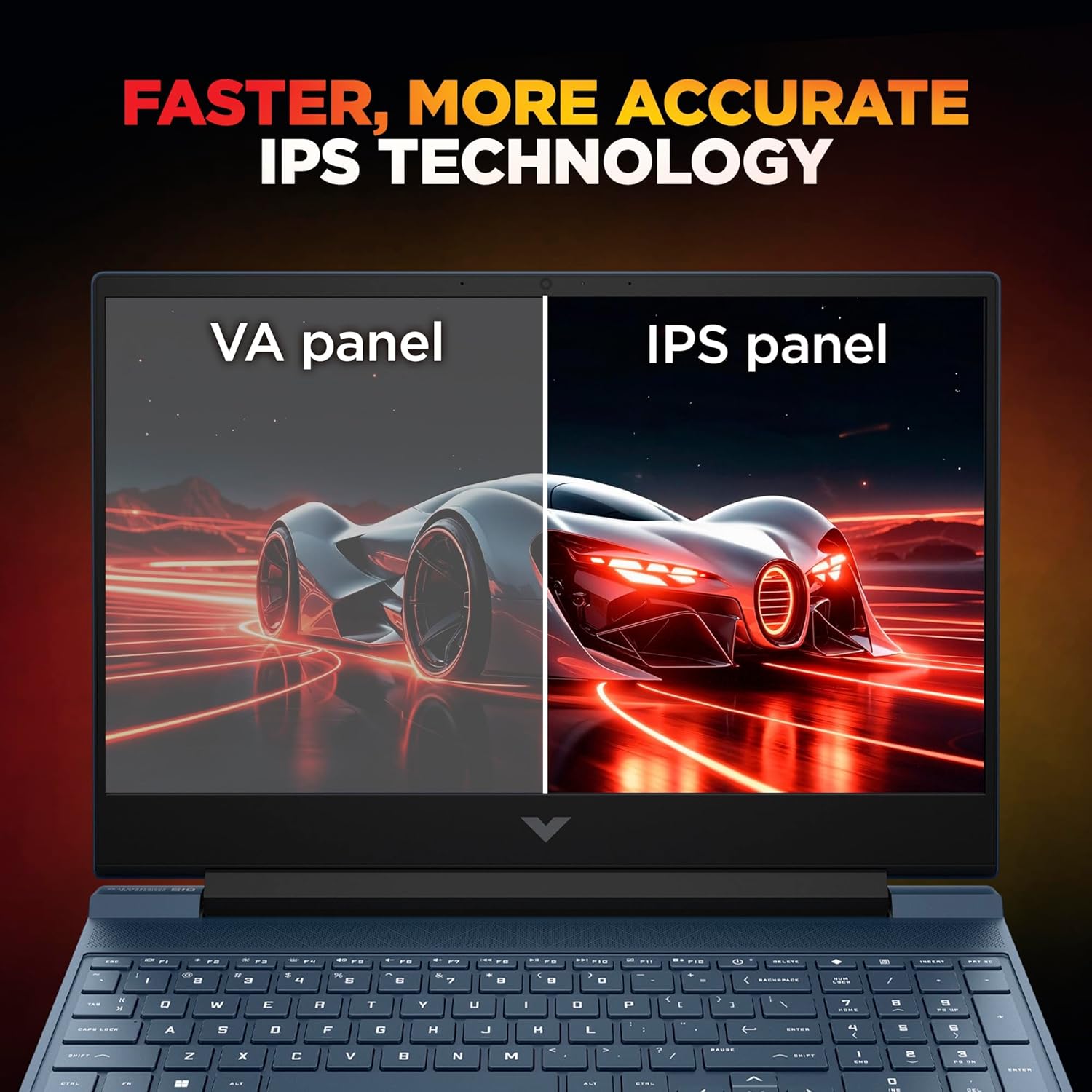 HP Smartchoice Victus, 13th Gen Intel Core i5-13420H Processor, 4GB RTX 3050, Upgrade(Upto 32GB) 16GB DDR4, 512GB SSD, FHD, 144Hz, IPS, 15.6’’/39.6cm, Win11, Office24, Blue, 2.29kg, fa2190TX Laptop