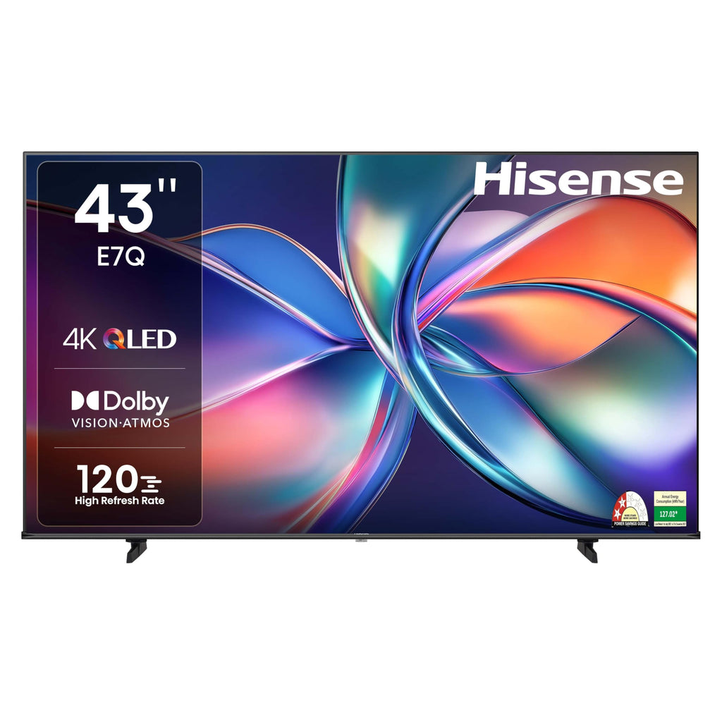 Hisense 189 cm (75 inches) E7Q Series 4K Ultra HD Smart QLED TV 75E7Q (Black)