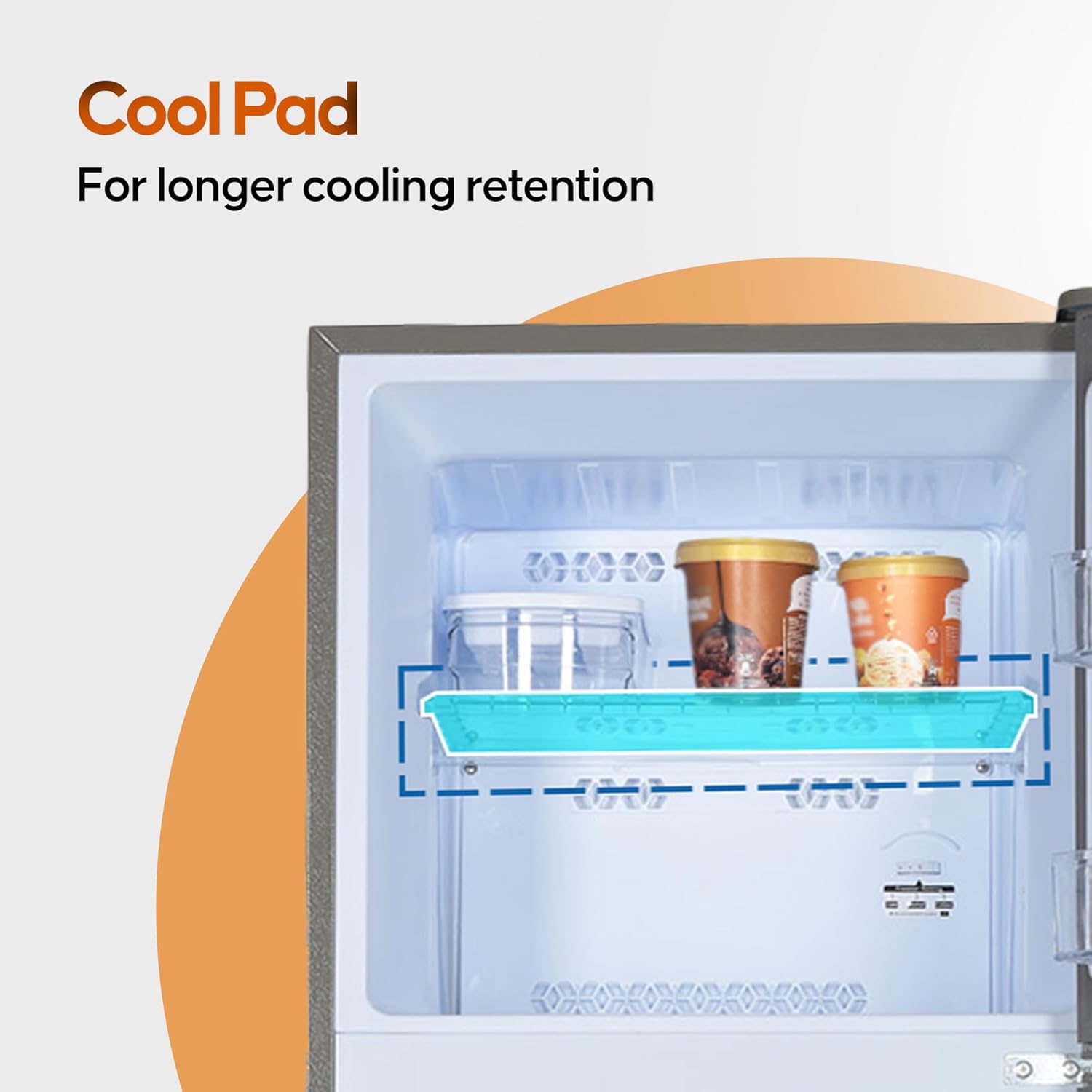 Haier 240L 2 Star Frost Free Top Mount Double Door Refrigerator|Cool Pad|200% Faster Ice Making in 49 Minutes (HEF-252EMR-P, Marine Rose)