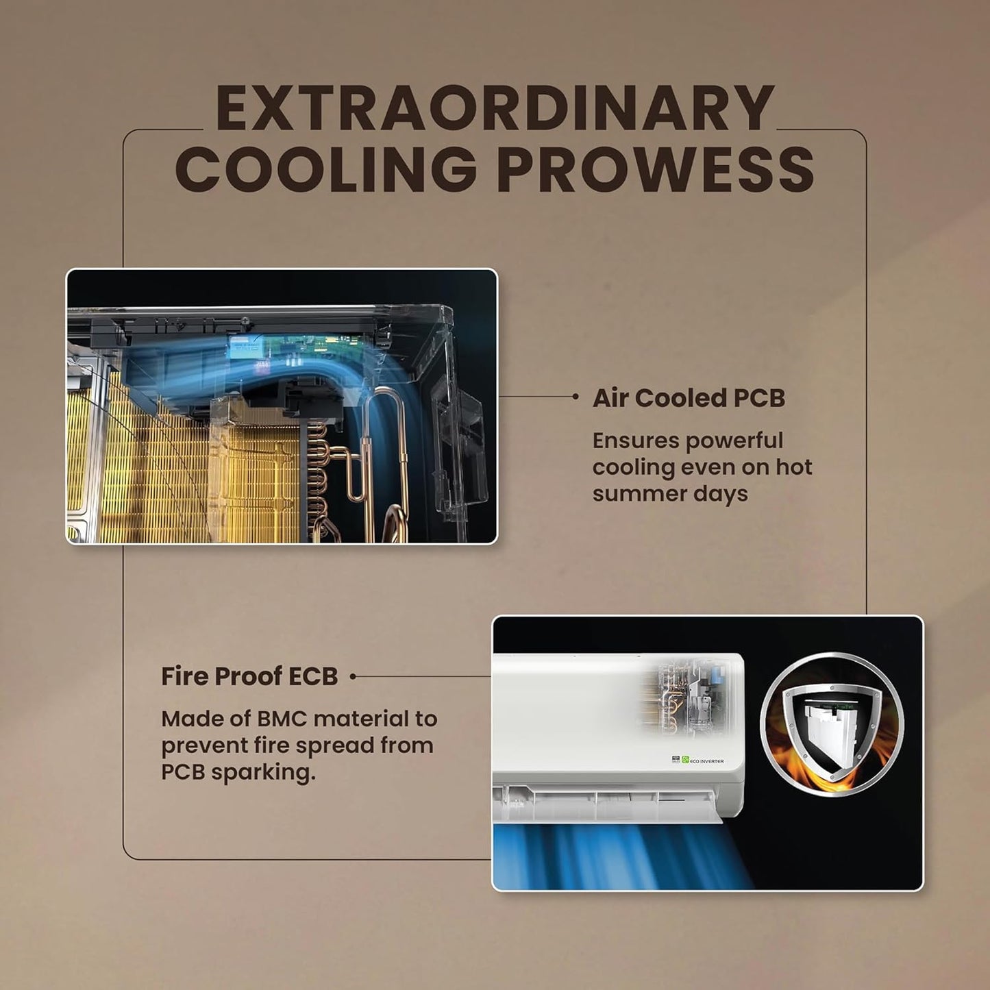 IFB 2025 Model Silver Plus Smart Series 1.5 Ton 3 Star In-built Wifi Split AC with HD Compressor, AI, Dual Gold Fin & 8-in-1 Flexi Mode - White (CI173SL22SGM1, Copper Condenser