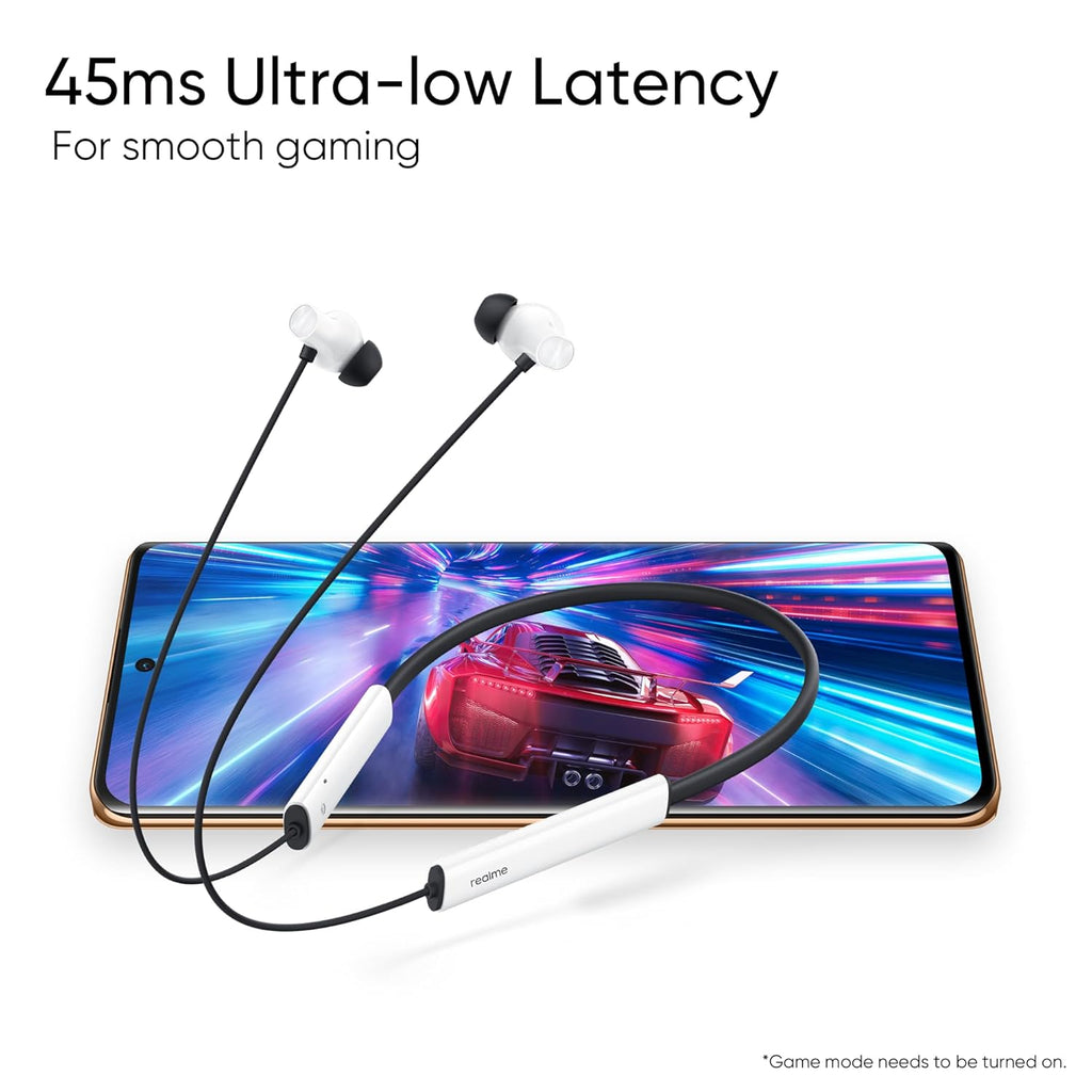 realme Buds Wireless 3 in Ear Bluetooth Headphones,30dB ANC, Spatial Audio,13.6mm Dynamic Bass Driver,Upto 40 Hours Playback, Fast Charging, 45ms Low Latency for Gaming,Dual Device Connection (Black)