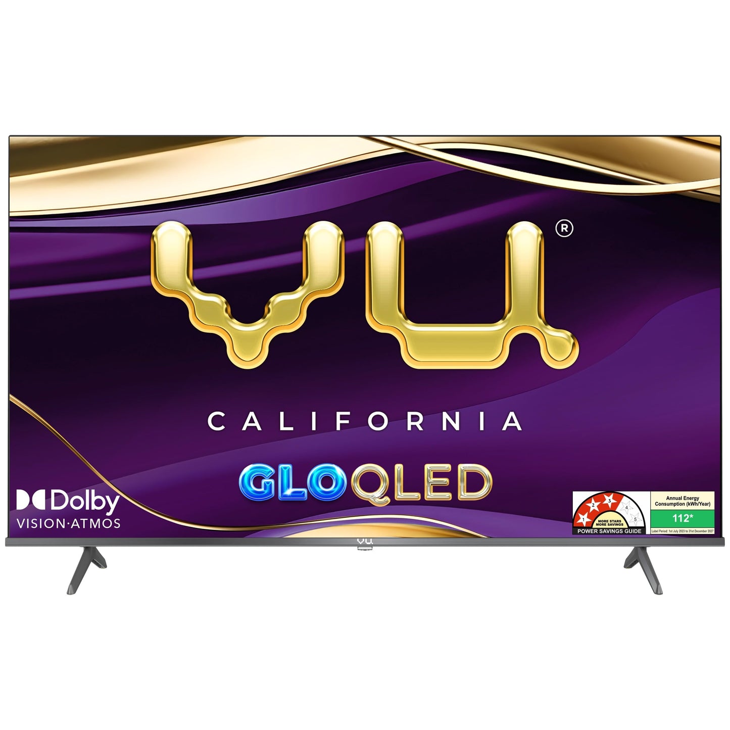 VU 164cm (65 inches) GloQLED Series 4K QLED Smart Google TV 65GLOQLED25
