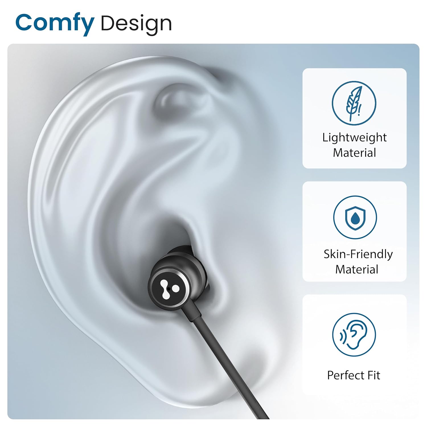 Ambrane Type-C Wired in Ear Earphones, 10Mm Bass Drivers, Inline Controls for Type C Smartphones, iPhone 15 & Laptop, 1.2M Braided Anti Tangle Wire with Mic for Clear Calling (Stringz 03, Green)