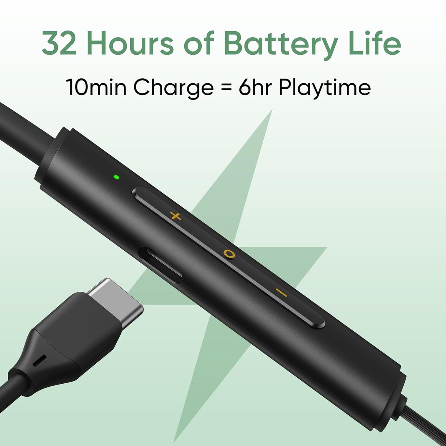 realme Buds Wireless 3 Neo in Ear Bluetooth Neckband with 13.4 Mm Dynamic Bass Boost Driver,Upto 32 Hours Playback,Fast Charge,Ai Enc,45Ms Low Latency,Ip55 Dust&Water Resistannt&Bluetooth V 5.4 Green