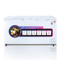 Haier HFC-588M5, 5-Star Rating, Double Door Convertible Deep Freezer, 5-Side Freezing, Dual Condenser, Inside Metal Liner & BEE Recognized Most Energy-Efficient Freezer (White)