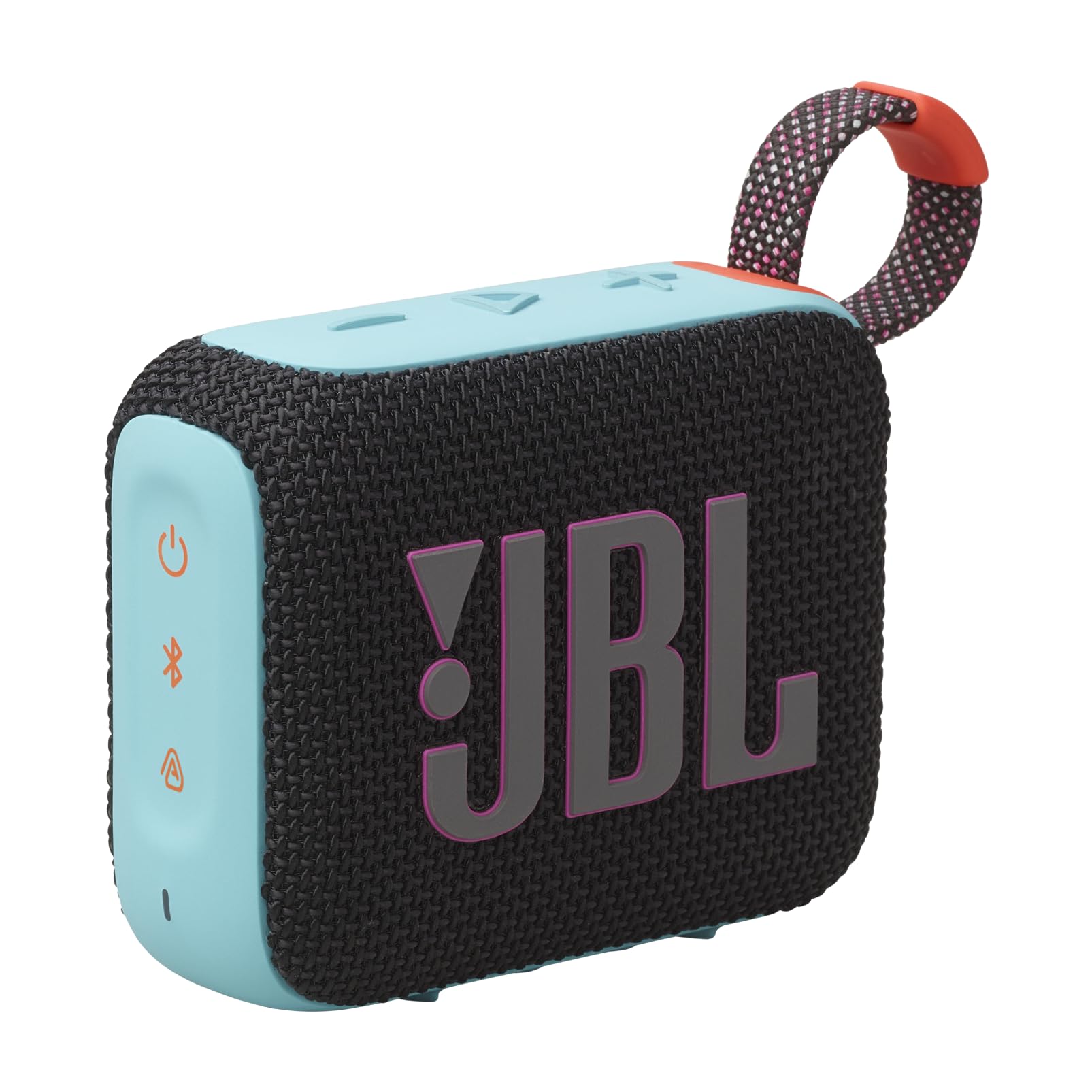 JBL Go 4, Wireless Ultra Portable Bluetooth Speaker, Pro Sound, Vibrant Colors, Water & Dust Proof, Type C (Without Mic, Black)