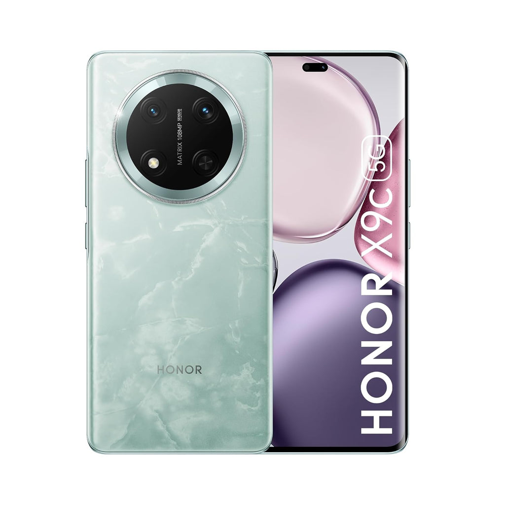 HONOR X9c 5G Dual SIM (8GB RAM, 256GB Storage) | Ultra Durable | 108MP AI OIS Camera | 6600mAh Battery | 3840Hz Risk-Free Dimming Display | with Charger (Jade Cyan)