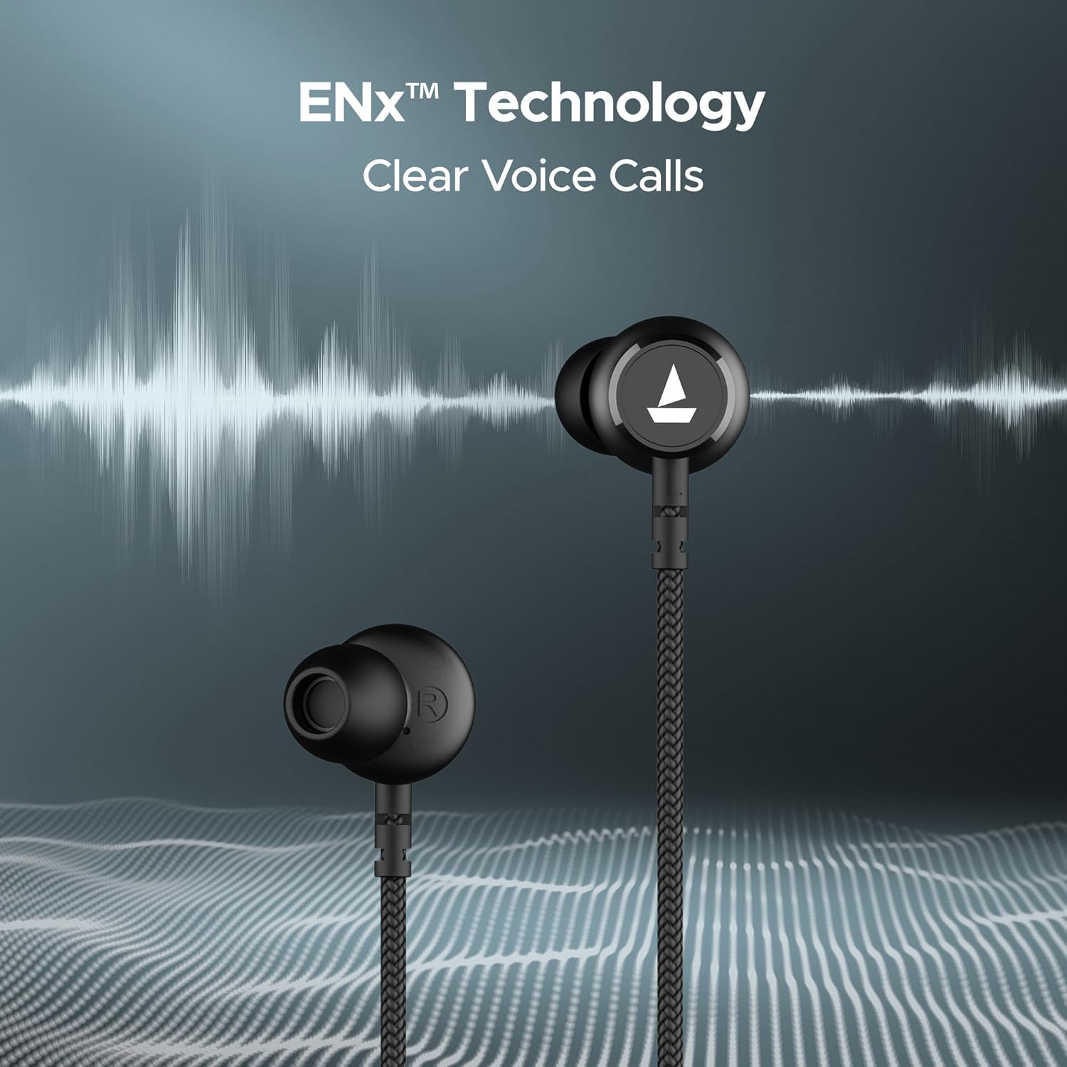 boAt Rockerz 110/Rockerz 109 Wireless in Ear Neckband with Up to 60 hrs Playtime, Dual Device Pairing, ENx Tech, ASAP Charging, BTv5.3,IPX5,Type-C Interface & Magnetic Power Buds(Active Black)