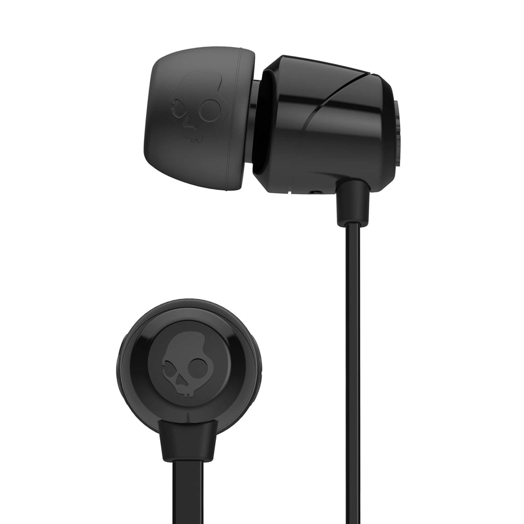 Skullcandy Jib in-Ear Wired Earbuds Without Microphone, Noise Isolating Fit, Call and Track Control, 3.5mm AUX Cable- Black
