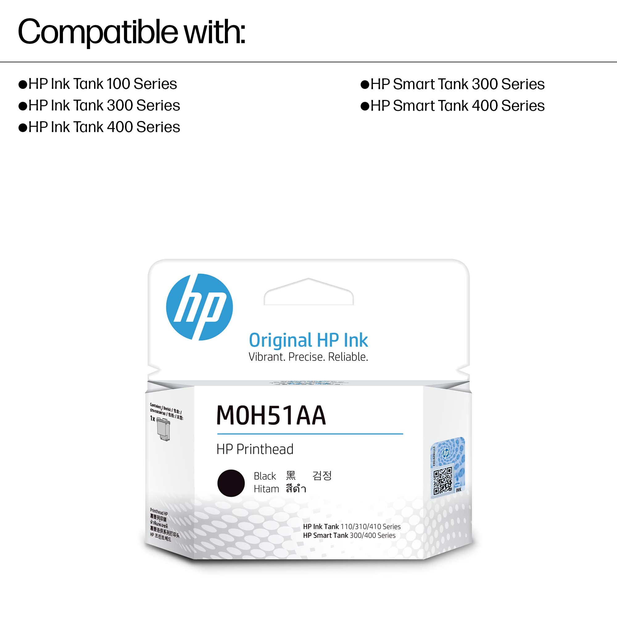 HP M0H50A Tri-Color Replacement Printhead