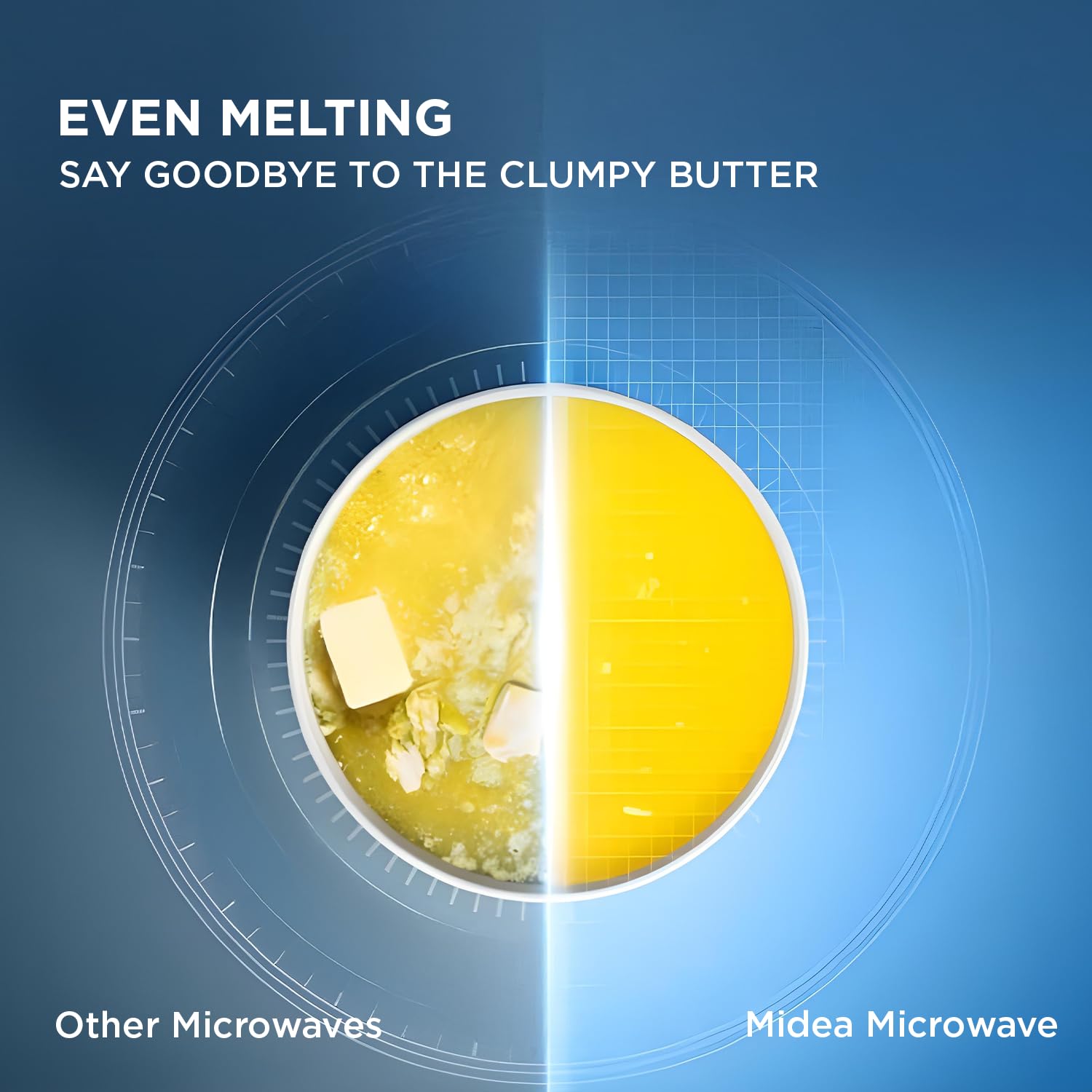 Midea 20L Solo Microwave Oven (MMO20CXAMMPEBK, Black, 5 power levels & Defrost function)