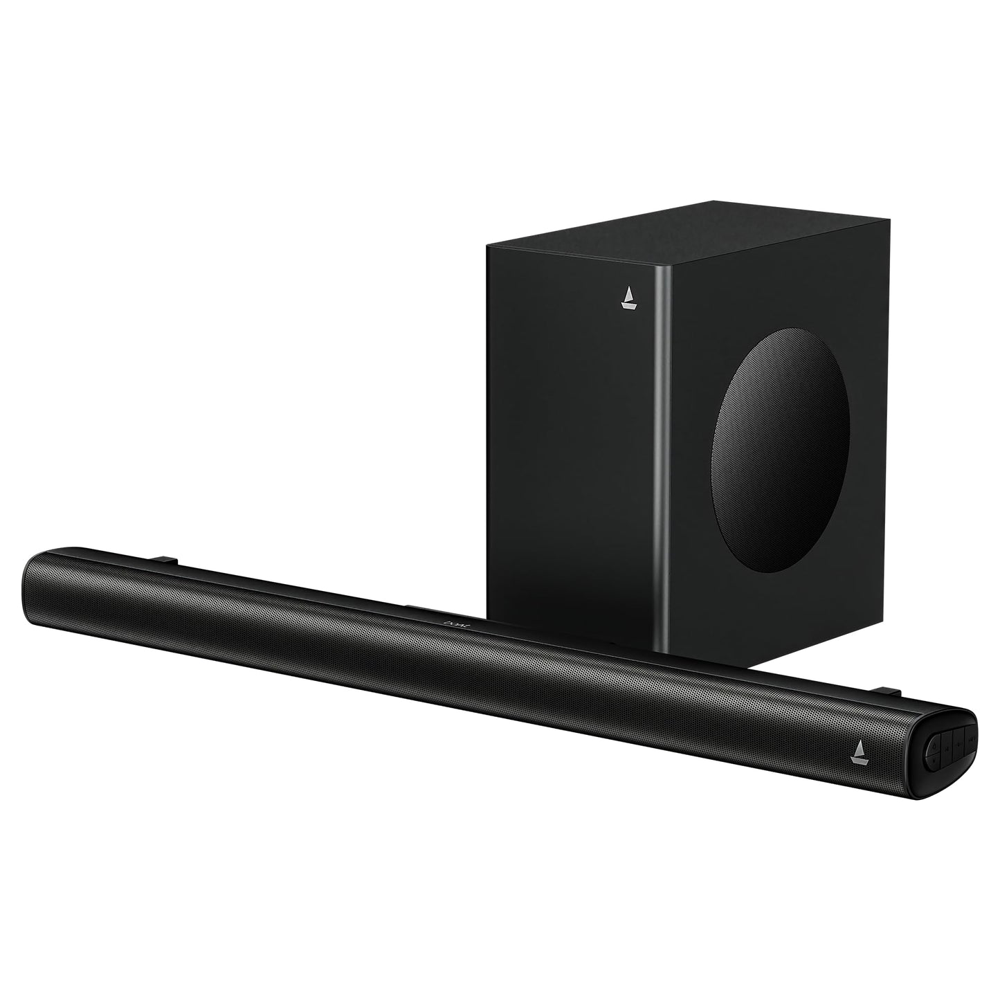 boAt Aavante Prime 5.1 5000DA (2025 Launch), Dolby Atmos, 500W, 5.1CH w/Wired Subwoofer & Wired Satellites, Multi Compatibility, Bluetooth Sound bar, Home Theatre Soundbar Speaker(Premium Black)