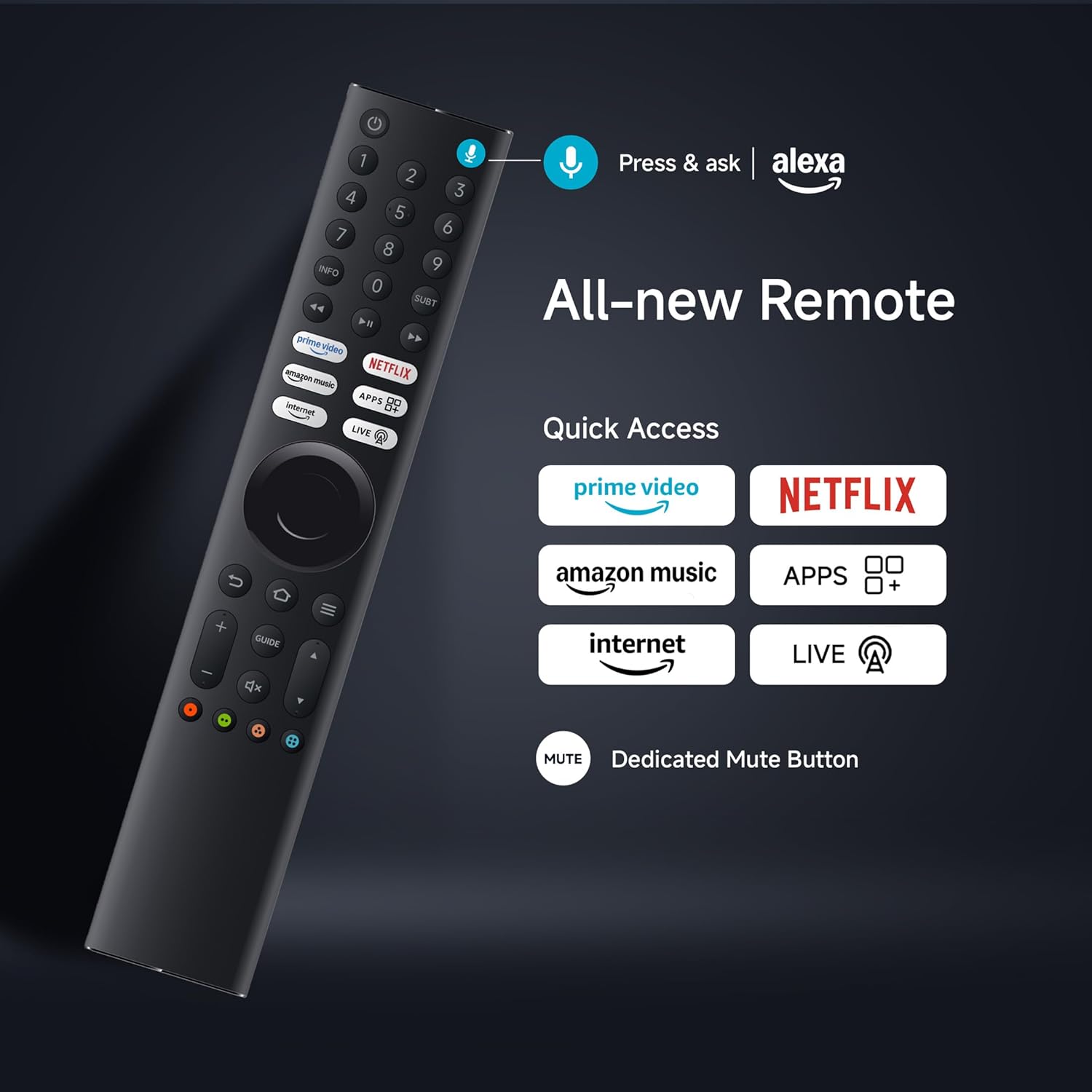 Xiaomi 108 cm (43 inch) FX Ultra HD 4K Smart LED Fire TV L43MB-FIN