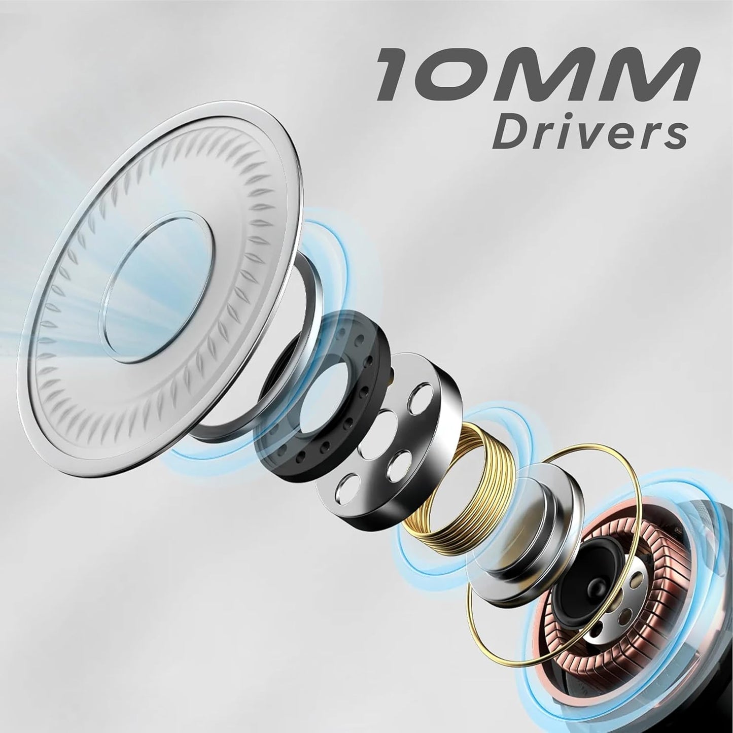 SIGNATIZE Neckband Bluetooth Headphones with 55 Hours Playtime with 10mm Drivers, Rich Music Experience, BT 5.3v, Type C Fast Charging, Neckband Earphones & IPX4 Water Resistant (Purple)