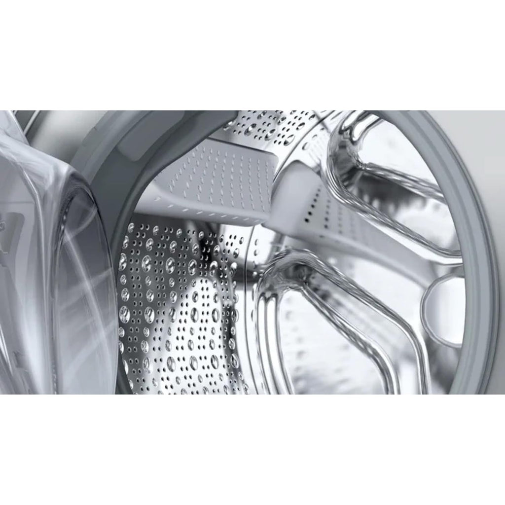 Siemens 8kg 5 Star Stain Treatment Fully Automatic Front Load Washing Machine with Built in Heater (WG34A20SIN, Pretreatment Function & Hygiene Program and 5 Star Inverter, Silver)
