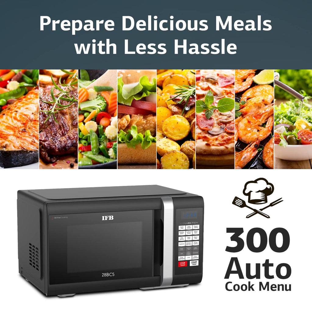 IFB 28 L Convection Microwave Oven (28BC5, Black)