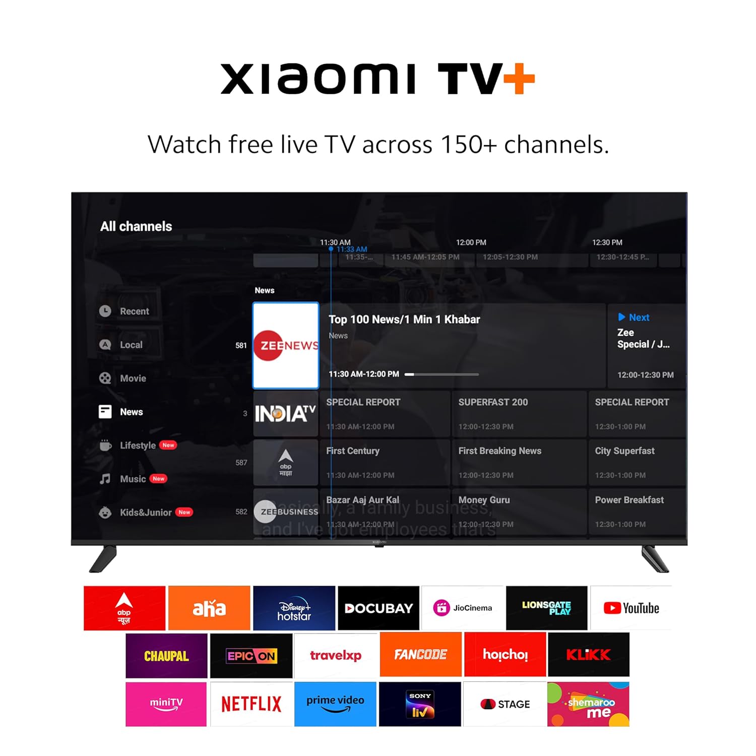 Xiaomi MI Smart TV A 80 cm (32) HD Ready Smart Google LED TV L32MA-AIN (Black)