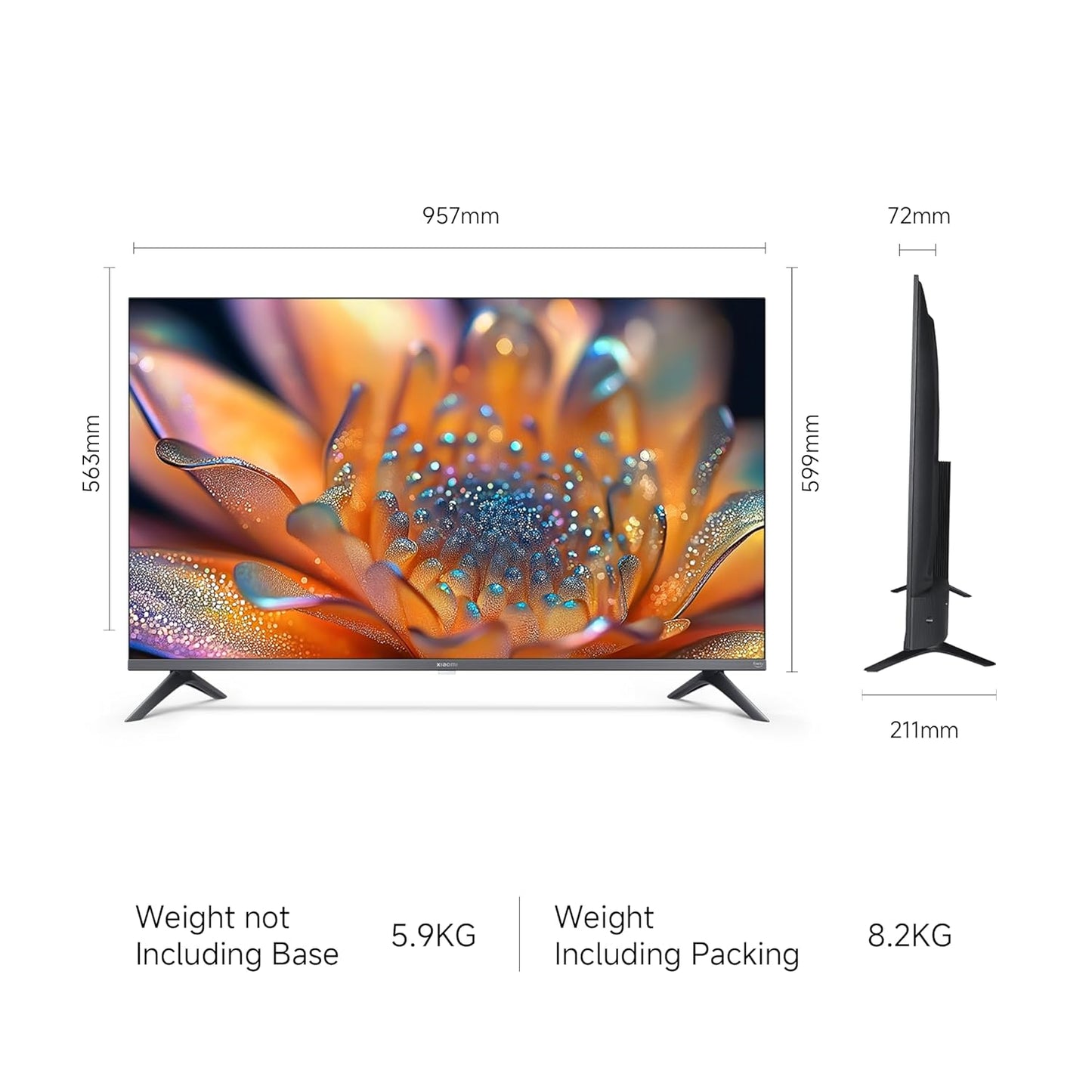 Xiaomi 108 cm (43 inch) FX Pro QLED Ultra HD 4K Smart Fire TV L43MB-FPIN