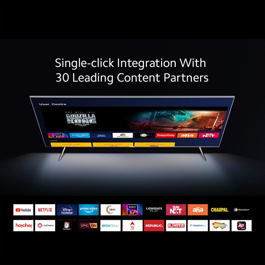 Mi 108 cm (43 inches) 5X Series 4K LED Smart Android TV with Dolby Vision & 30W Dolby Atmos (Grey)