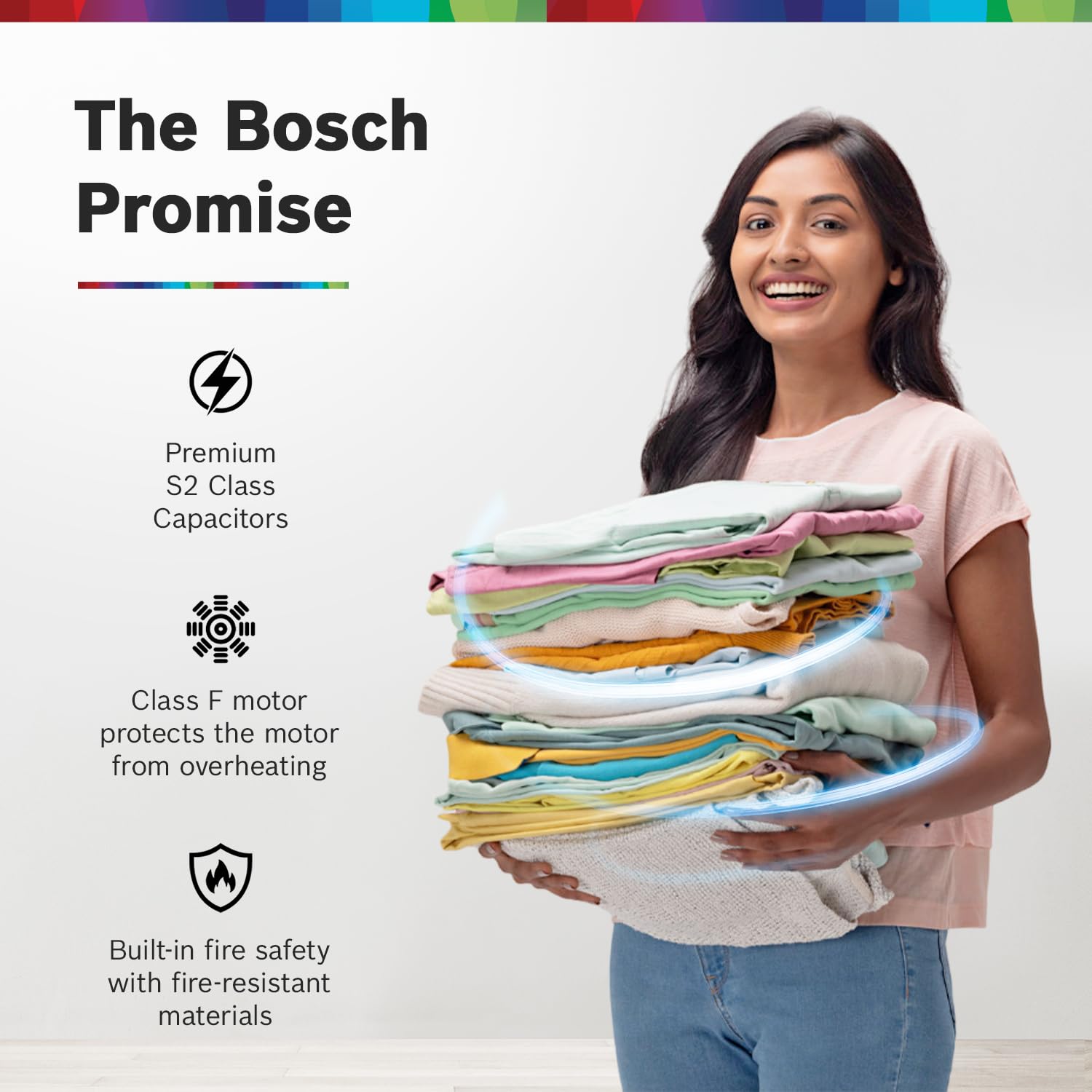 Bosch 8 kg 5 Star Semi-Automatic Top Loading Washing Machine (2025 Model, WJP802L0IN, 3 Wash Programs, Anti-Rust Body, 1300 RPM Spin Speed, Peacock Blue, 5 Years Comprehensive Warranty)