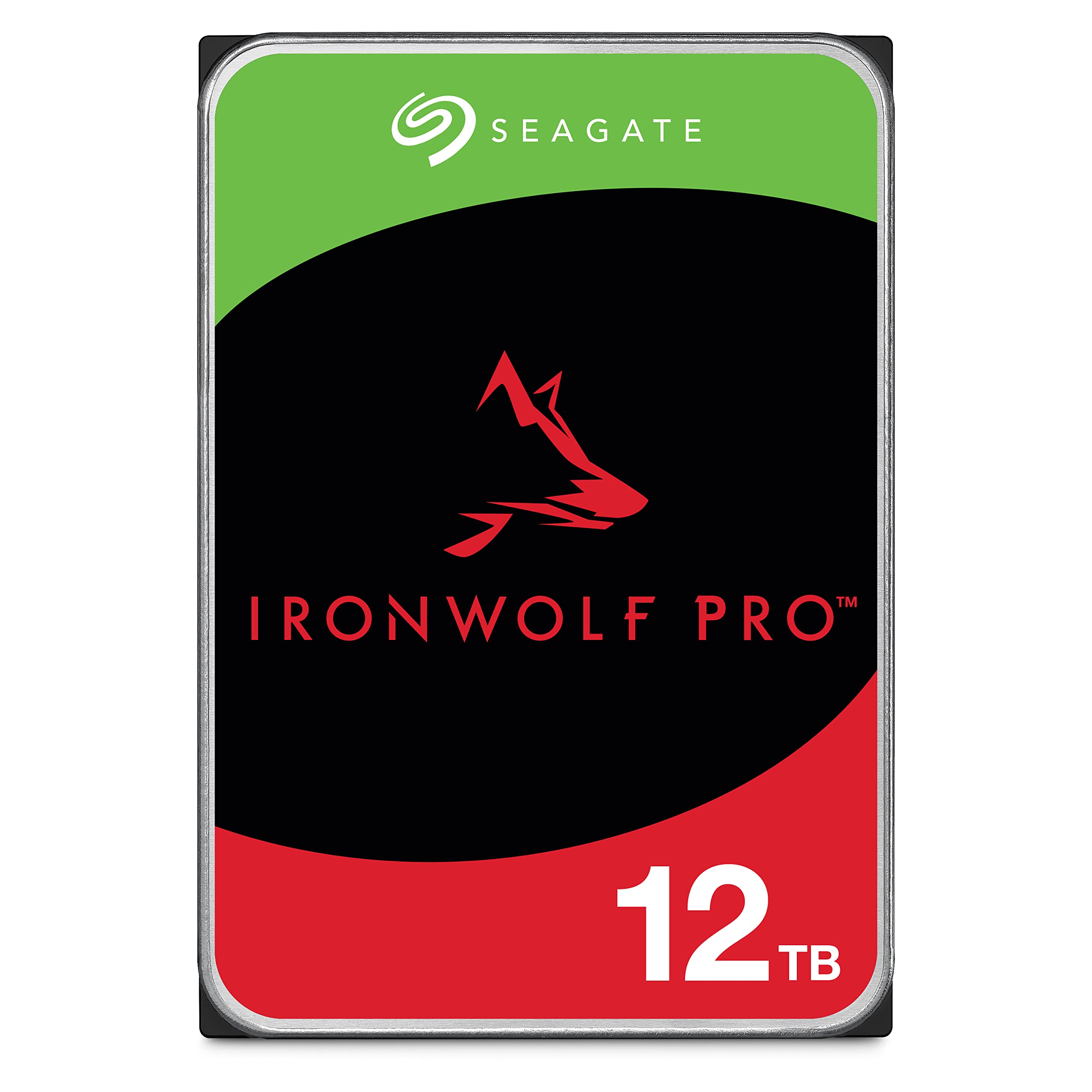 Seagate IronWolf Pro 8TB, Enterprise HDD Internal NAS, CMR, SATA to 6Gb/s, 7200RPM, 256MB Cache for RAID Network-Attached Storage, Rescue Services, Open-Easy Package (ST8000NTZ01)