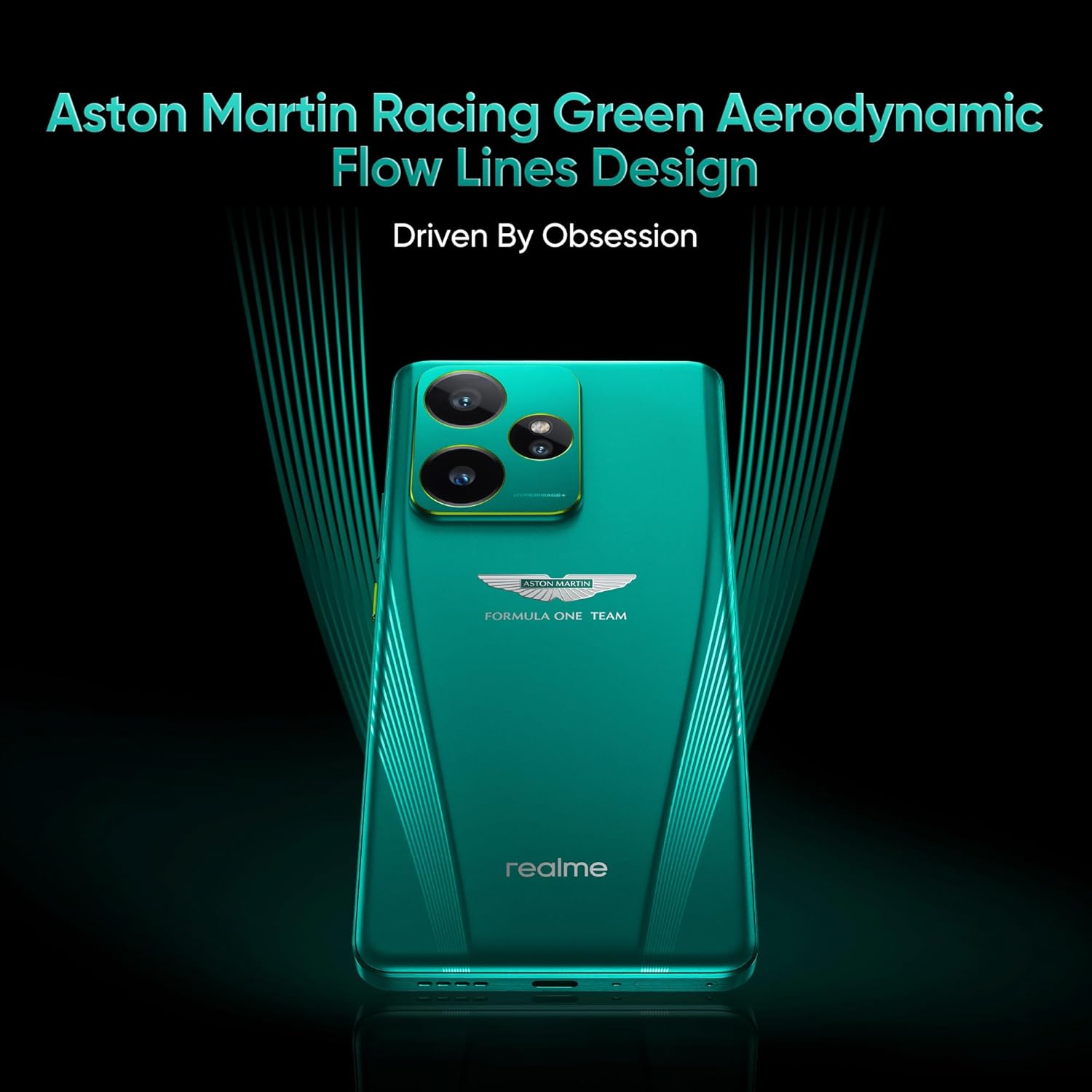 realme GT 7 Dream Edition (Aston Martin Green,16GB+512GB) | Co-Designed with Aston Martin Aramco F1 Team | India’s 1st MTK D9400e | Strongest Battery Combo 7000mAh+120W | AI 4K 120FPS Travel Camera