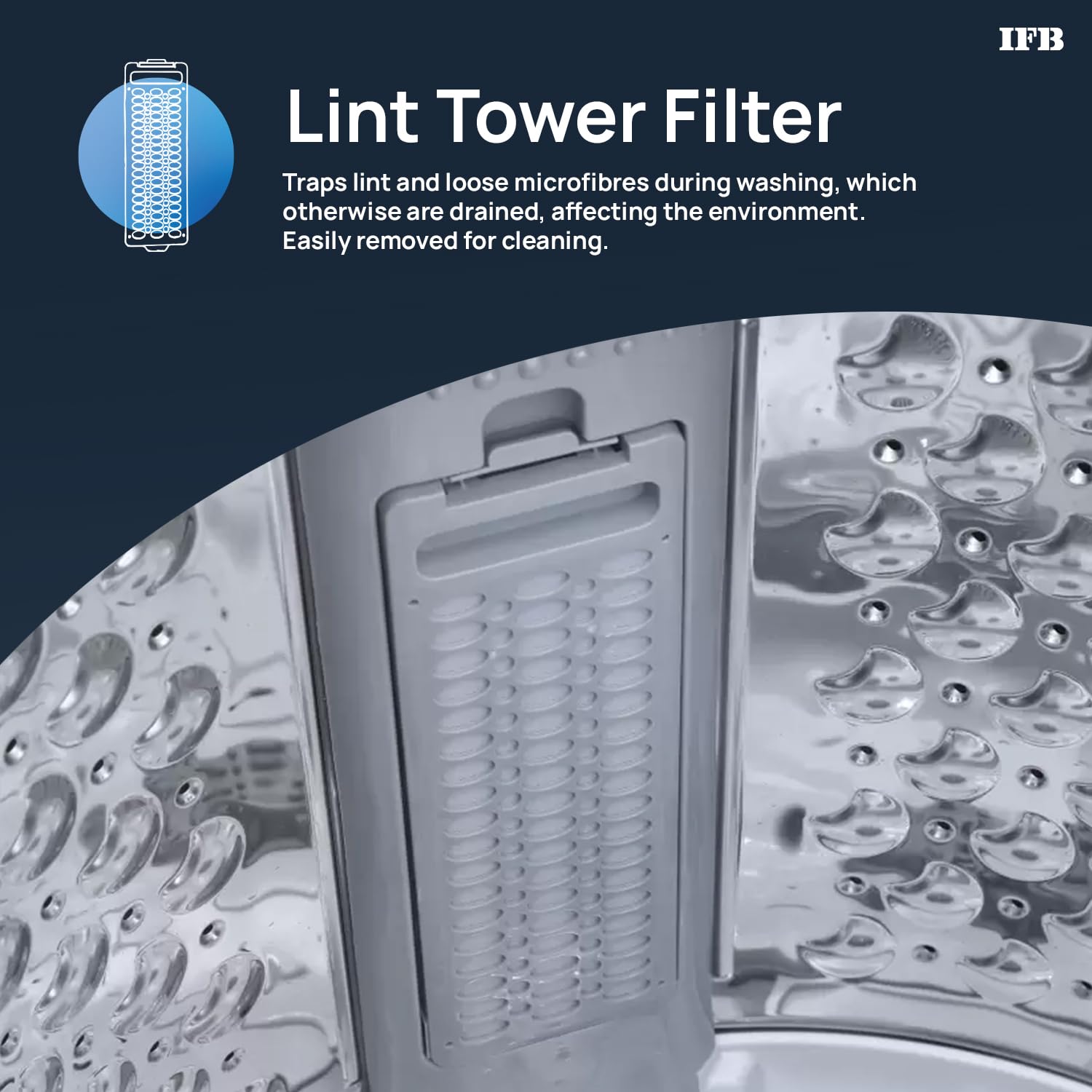 IFB 7 Kg 5 Star with Deep Clean® Technology, AI Powered, Fully Automatic Top Load Washing Machine (TL701MG1, ActivMix, Aqua Energie, Med Grey)