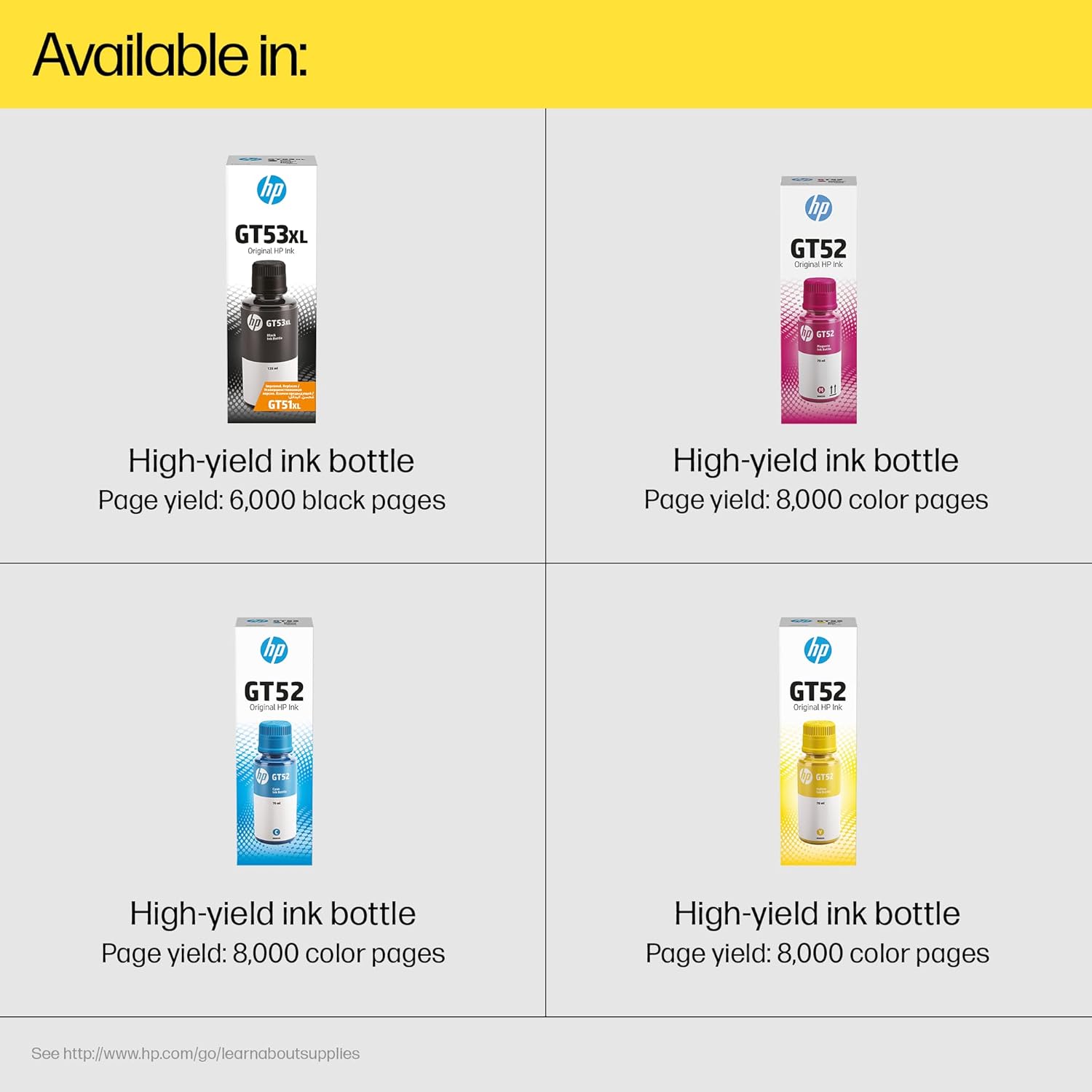 HP GT53XL 135-ML Black Original Ink Bottle