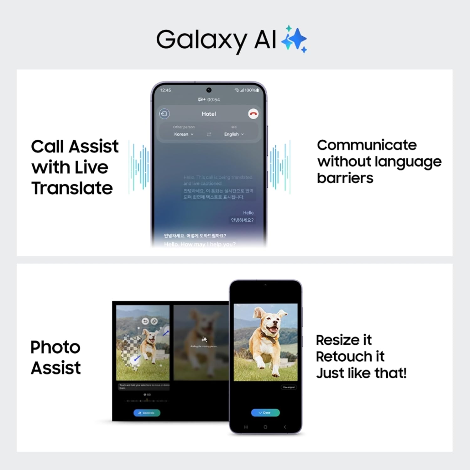 Samsung Galaxy S24 5G AI Smartphone (Amber Yellow, 8GB, 128GB Storage)