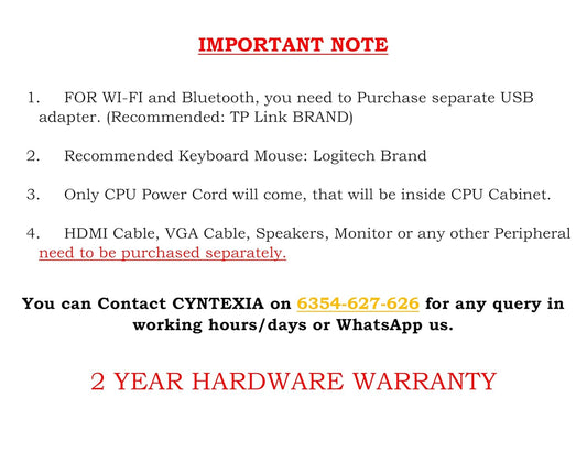 Cyntexia Computer Desktop PC (Windows Intel Core I7-4770 / 16GB RAM / 512GB SSD/HDMI/VGA/Ethernet/HD Graphics 4600 / USB 3.0 / Win 11) Basic Software Installed, Black