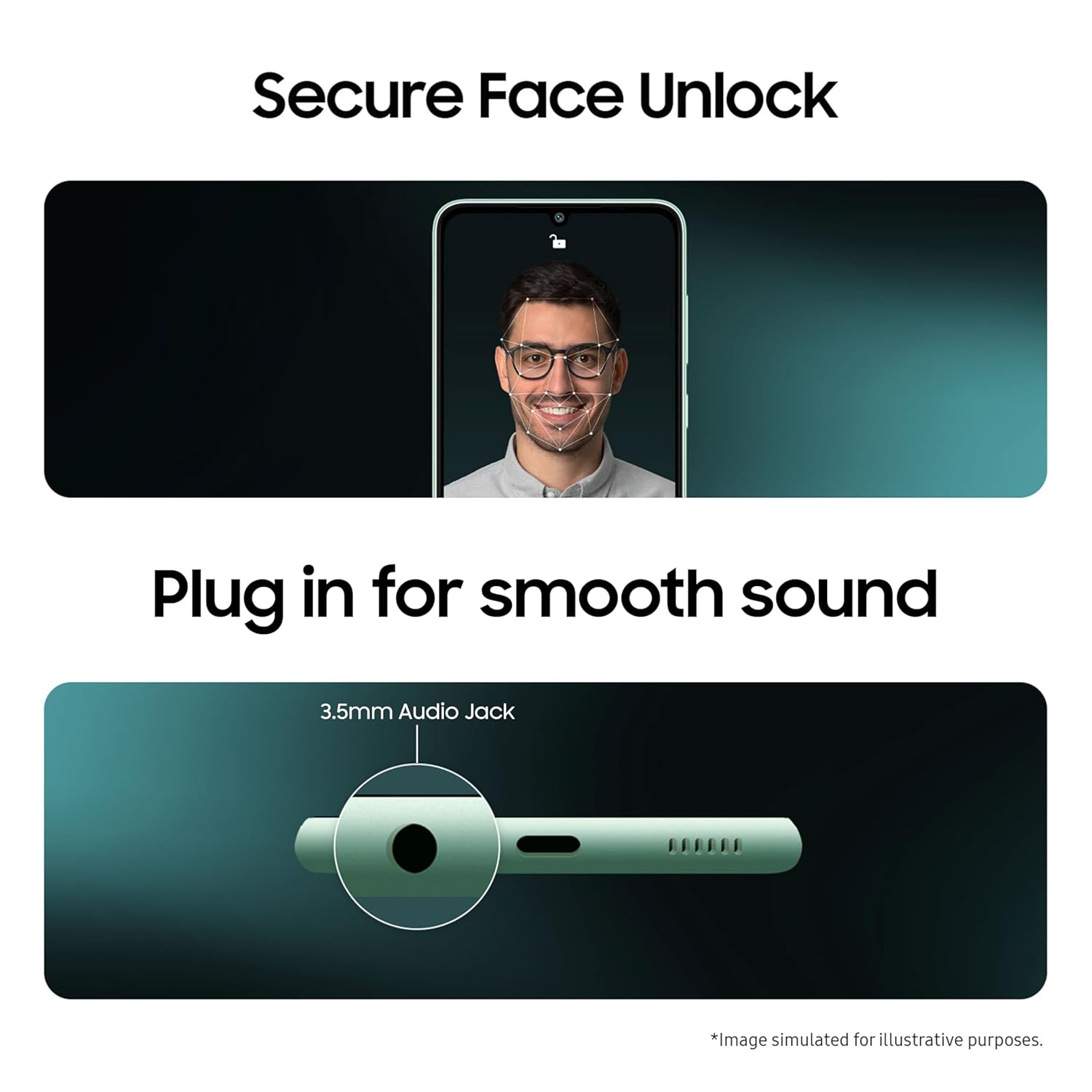 Samsung Galaxy M05 (Mint Green, 4GB RAM, 64 GB Storage) | 50MP Dual Camera | Bigger 6.7" HD+ Display | 5000mAh Battery | 25W Fast Charging | 2 Gen OS Upgrade & 4 Year Security Update | Without Charger