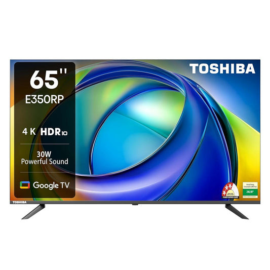 TOSHIBA 164 cm (65 inches) E350RP Series 4K Ultra HD Smart LED Google TV 65E350RP