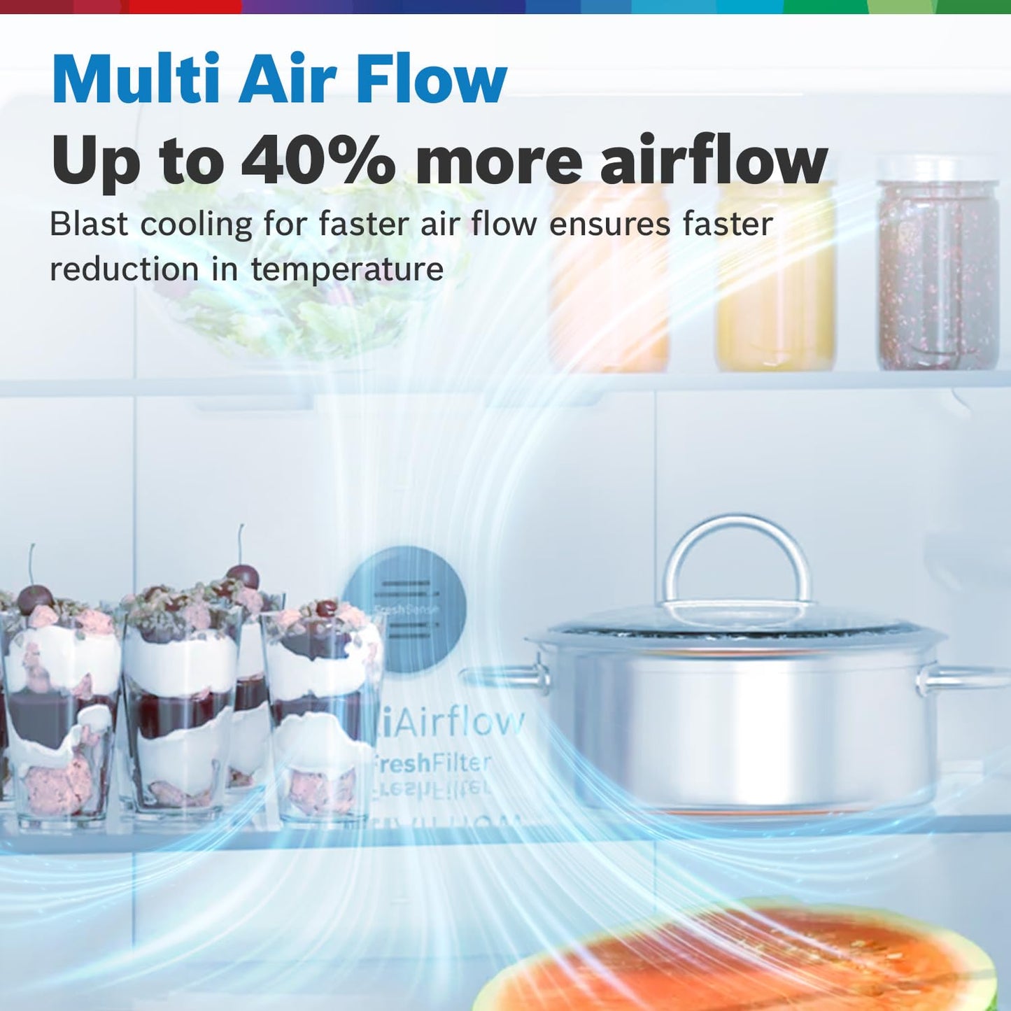 Bosch MaxFlex Convert 303L 3 Star Inverter Frost Free Triple Door Refrigerator (2023 model, CMC33S03NI, 8-in-1 Convertible, UV Protected Body Shield, VitaFresh Technology, Adaptive UI, Sparkly Steel)