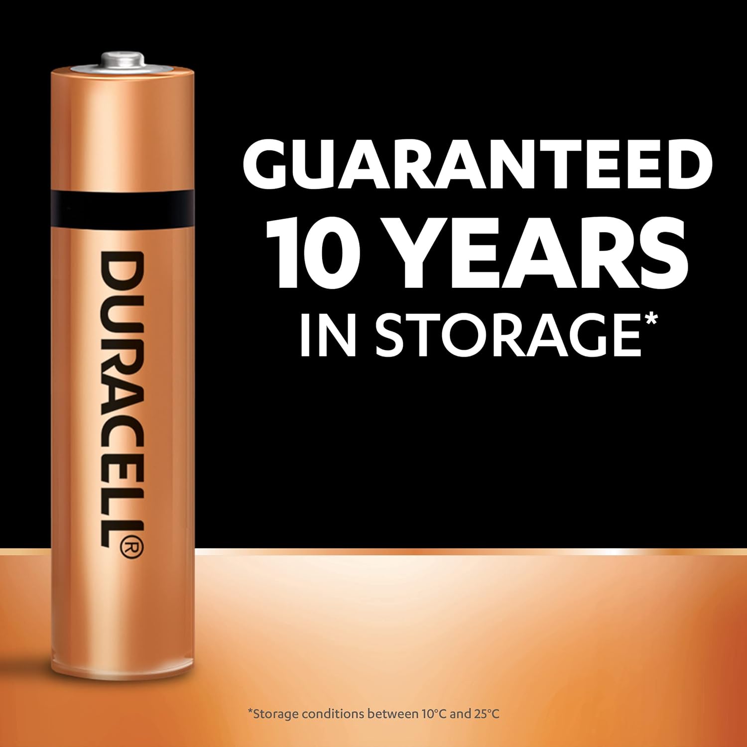 Duracell Alkaline AAA Battery, Pack of 10, Everyday Devices, Clock, Toy, Remote