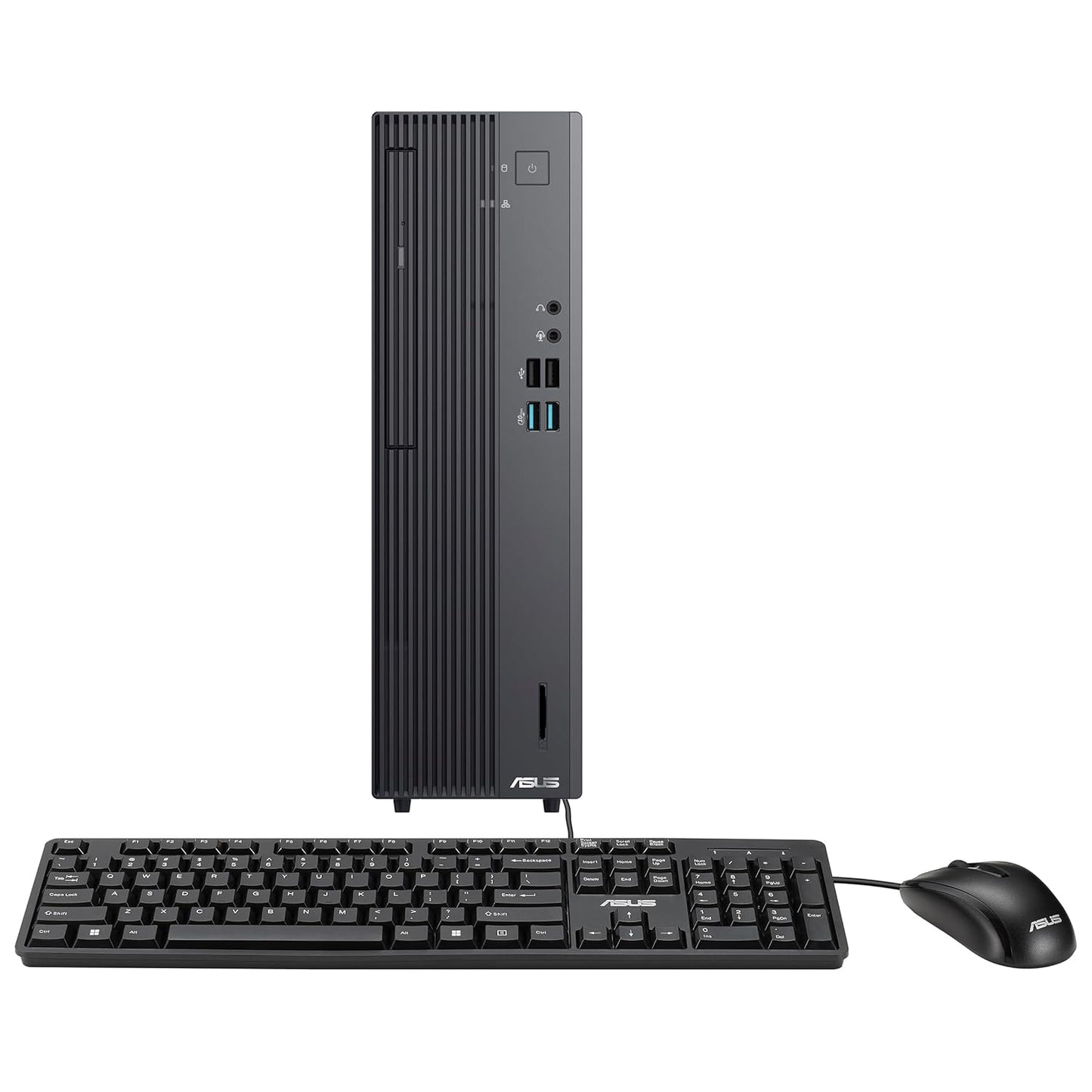 ASUS S500SE, Intel Core i5-14400 Processor 2.5GHz (20M Cache, up to 4.7GHz, 10 cores), Tower PC (8GB RAM/512GB SSD/Windows 11/Office Home/with Wired Keyboard & Mouse/Gray/5 Kg), S500SER-514400009WS