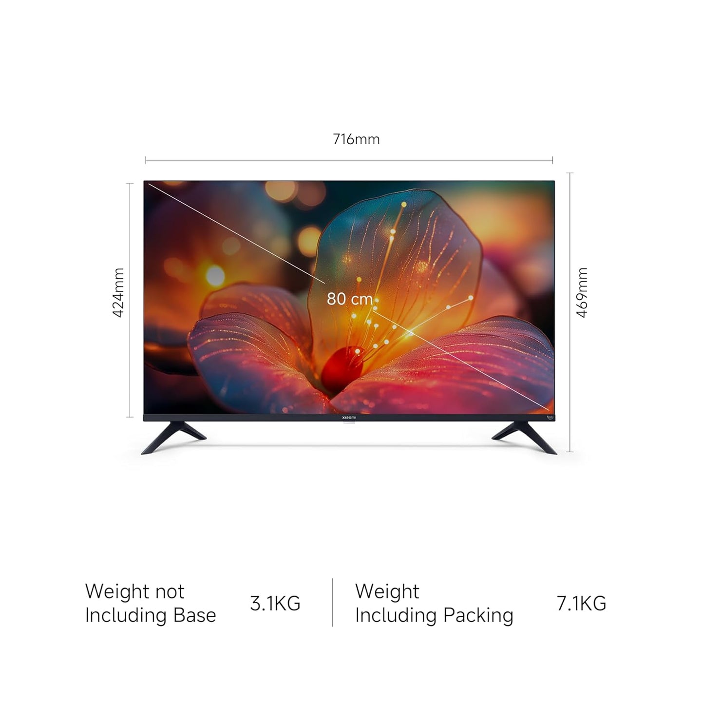 Xiaomi 80 cm (32 inch) F Series HD Ready Smart LED Fire TV L32MB-FIN