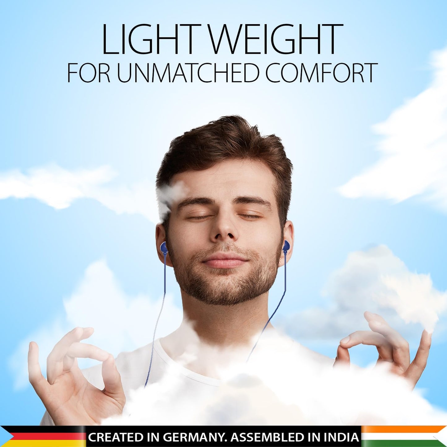 Blaupunkt EM06 in-Ear Type C Wired Earphone with Mic and Deep Bass HD Sound Mobile Headset with Noise Isolation