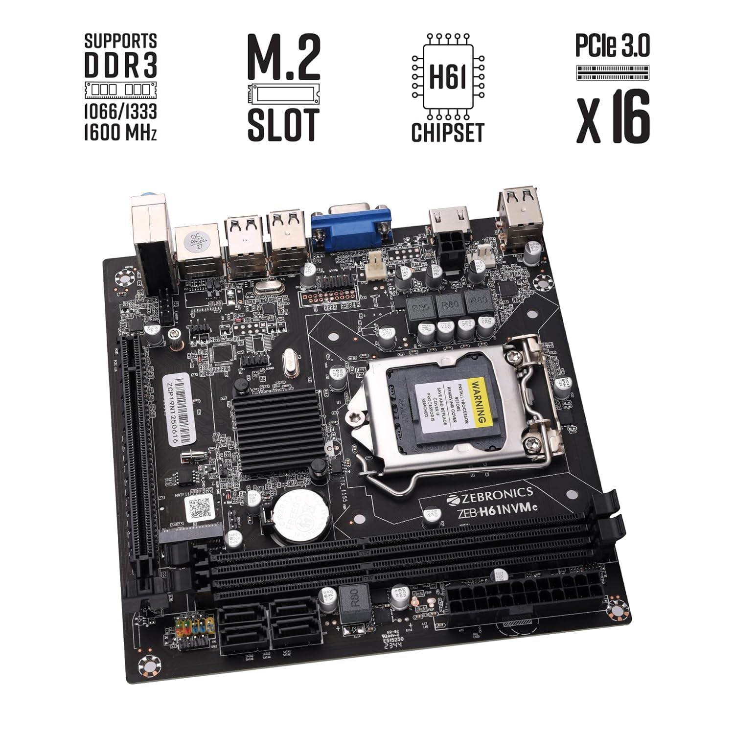 Techsupport Assembled Gaming Desktop CPU with Core-i5 3470 Generation 3.20Ghz II 16GB Ram DDR3 II 256GB SSD II HDMI VGA Ports Win 11 Pro II MS Office II WiFi || Black Matel Cabinet