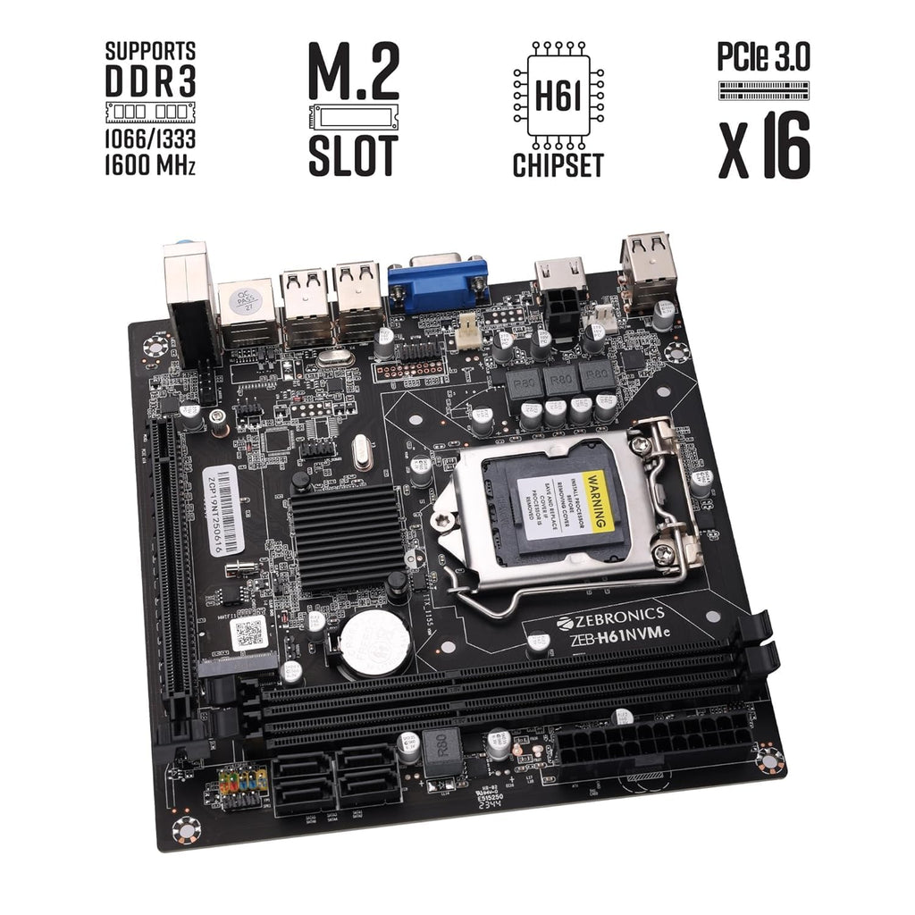 Techsupport Assembled Gaming Desktop CPU with Core-i5 3470 Generation 3.20Ghz II 4GB Ram DDR3 II 128GB SSD II HDMI VGA Ports Win10 Pro II MS Office II WiFi || Black