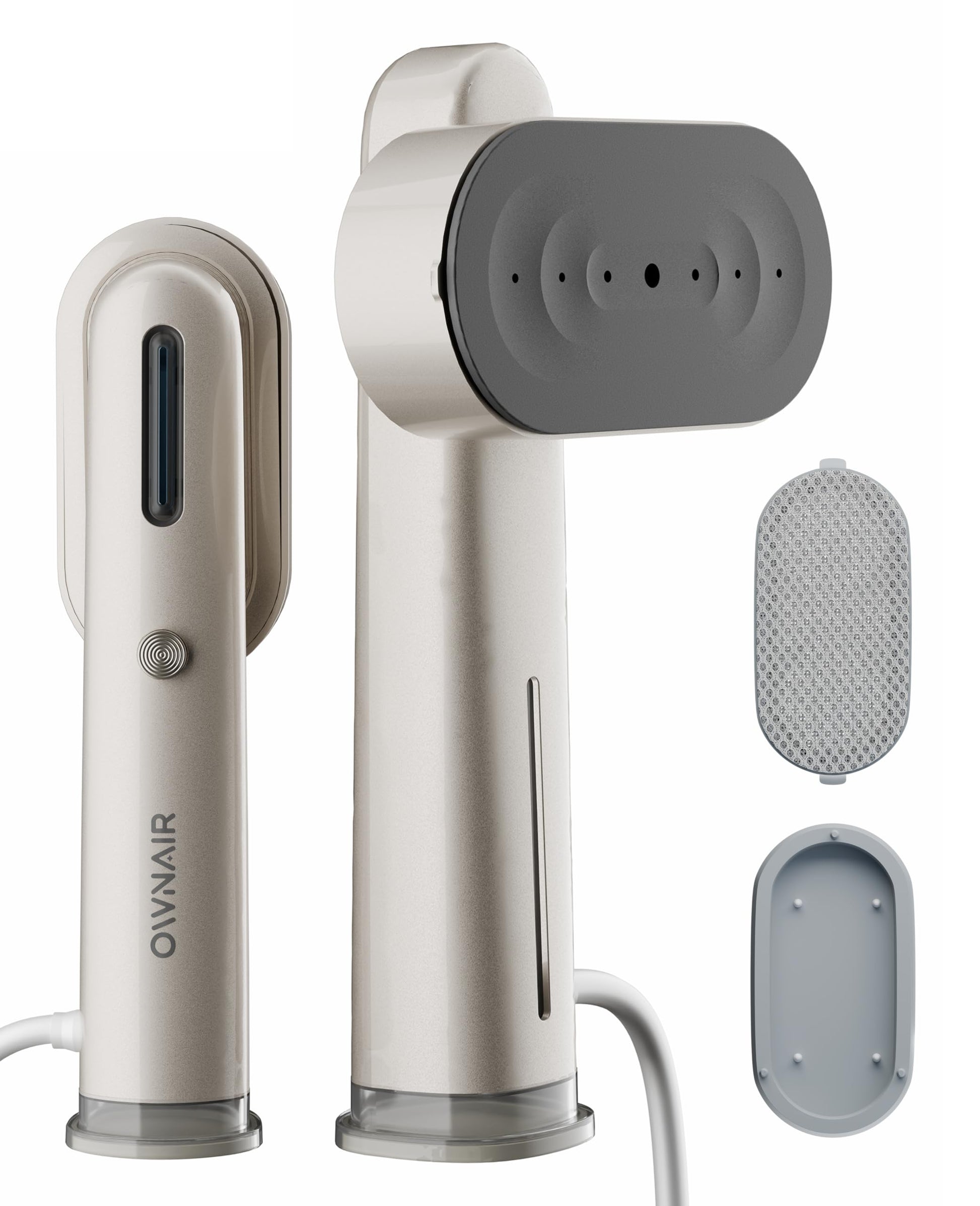 OWNAIR Handheld Garment Steamer for clothes, steam iron press, easy vertical horizontal steaming, steamer for ironing clothes, 24g/min high steam 1800 Watt, 110 ml, 15-sec Fast Heat