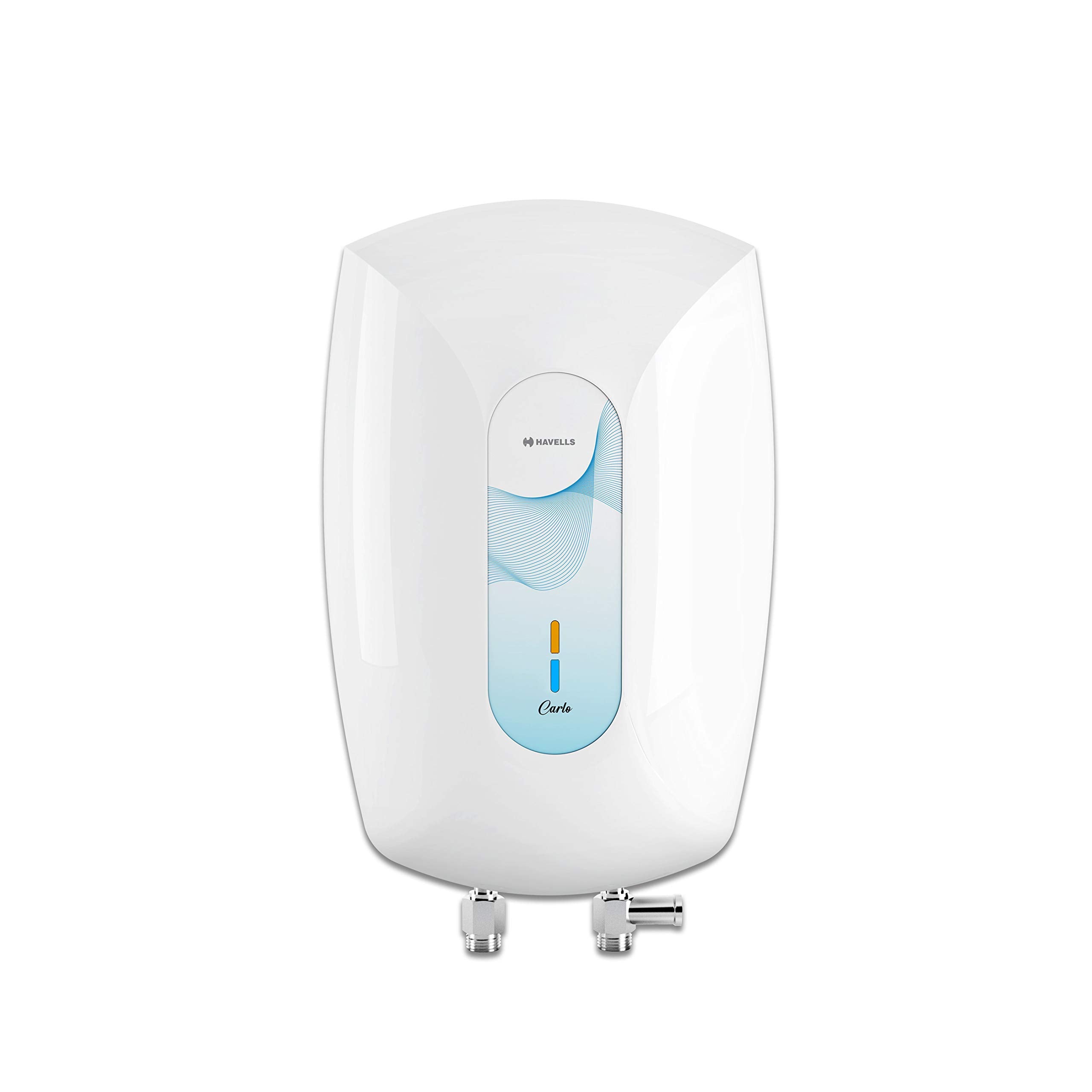 Havells Signa 5 Litre Instant Water Heater(Geyser)| Twin LED Indicator| Rust and Shock Proof Body| ISI Marked| Fire Retardant Power Cord| Warranty: 5 year on inner tank & 2 year comprehensive (White)