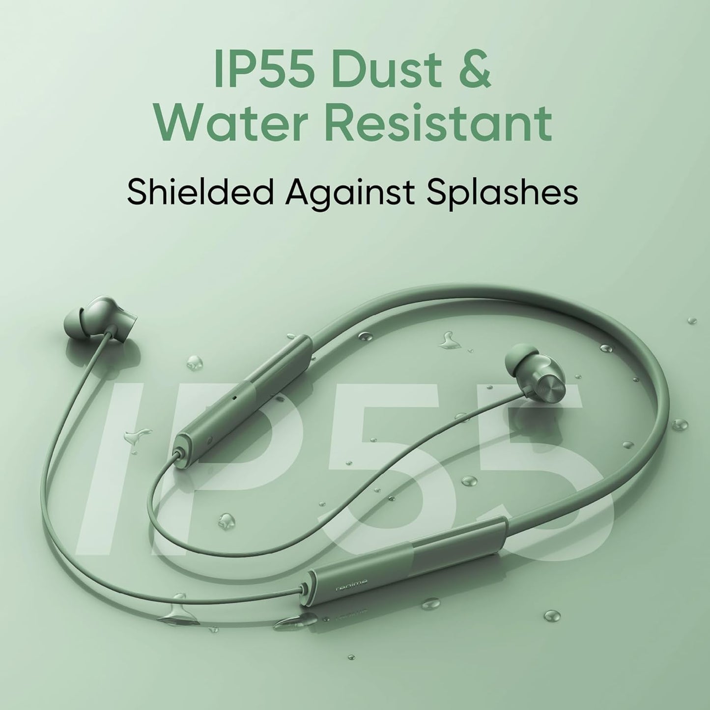 realme Buds Wireless 3 Neo in Ear Bluetooth Neckband with 13.4 Mm Dynamic Bass Boost Driver,Upto 32 Hours Playback,Fast Charge,Ai Enc,45Ms Low Latency,Ip55 Dust&Water Resistannt&Bluetooth V 5.4 Green