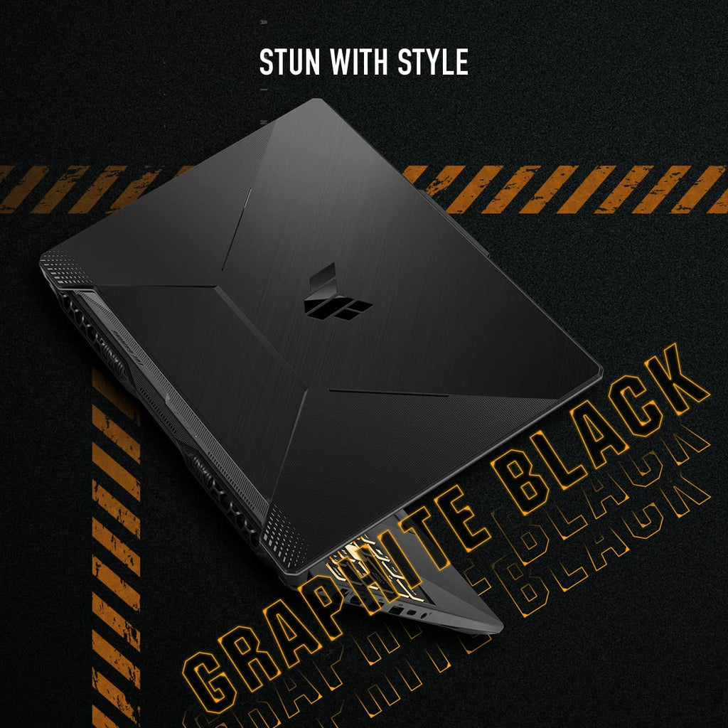 ASUS TUF Gaming A15, AMD Ryzen 7 7435HS Gaming Laptop(NVIDIA RTX 3050-4GB/60W TGP/16GB RAM/512GB SSD/FHD/15.6"/144Hz/RGB KB/48WHr/Windows 11//Graphite Black/2.30 Kg) FA506NCR-HN054W
