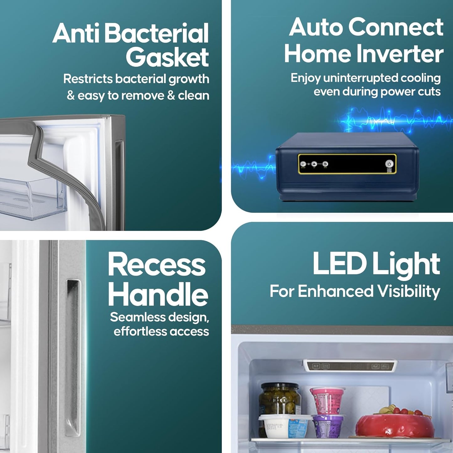 Haier 237 L, 2 Star, 8 In 1 Convertible, Frost Free Double Door Bottom Mount Refrigerator (HEB-242GS-P, Moon Silver)