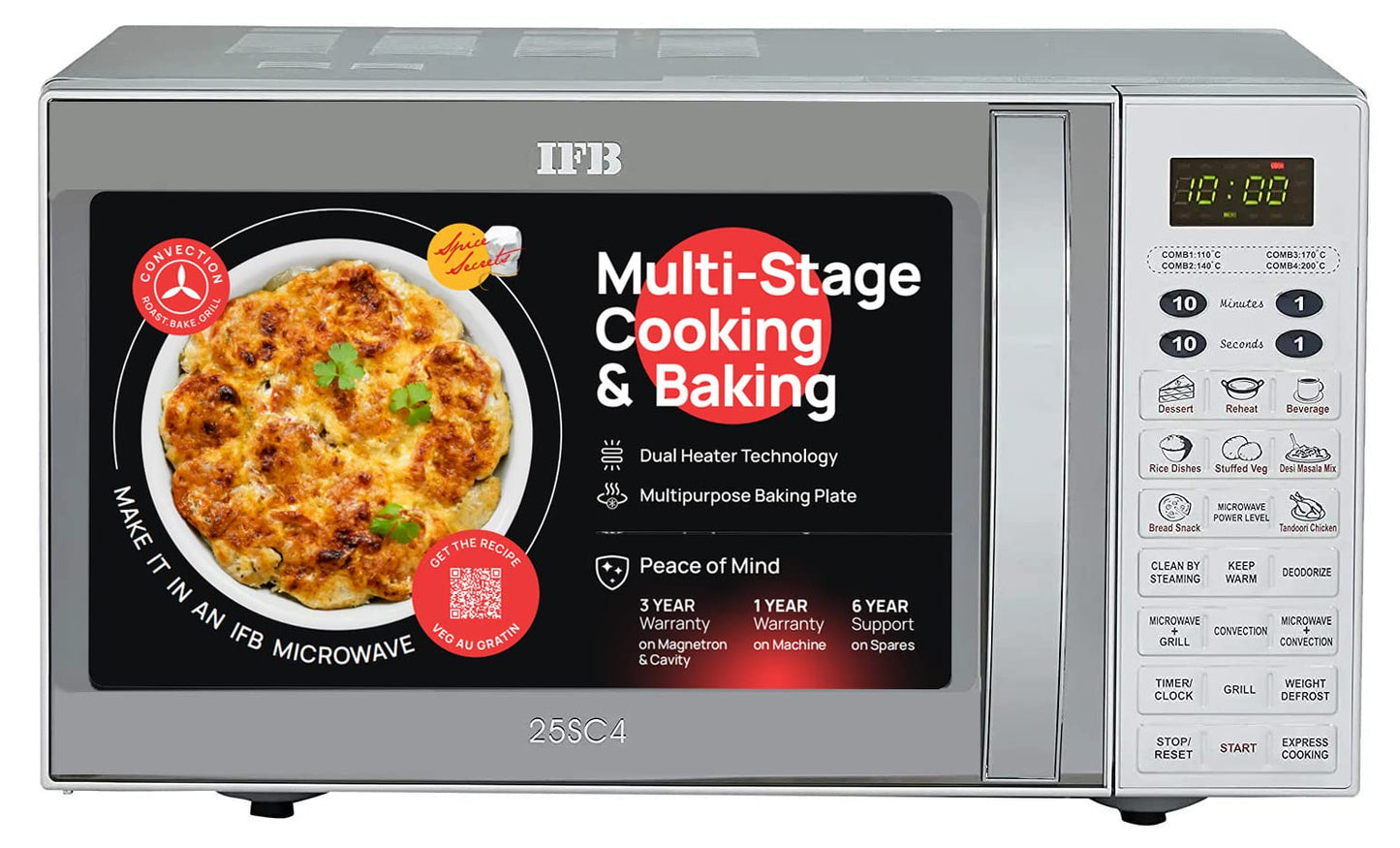 IFB 28 L Convection Microwave Oven (28BC5, Black)