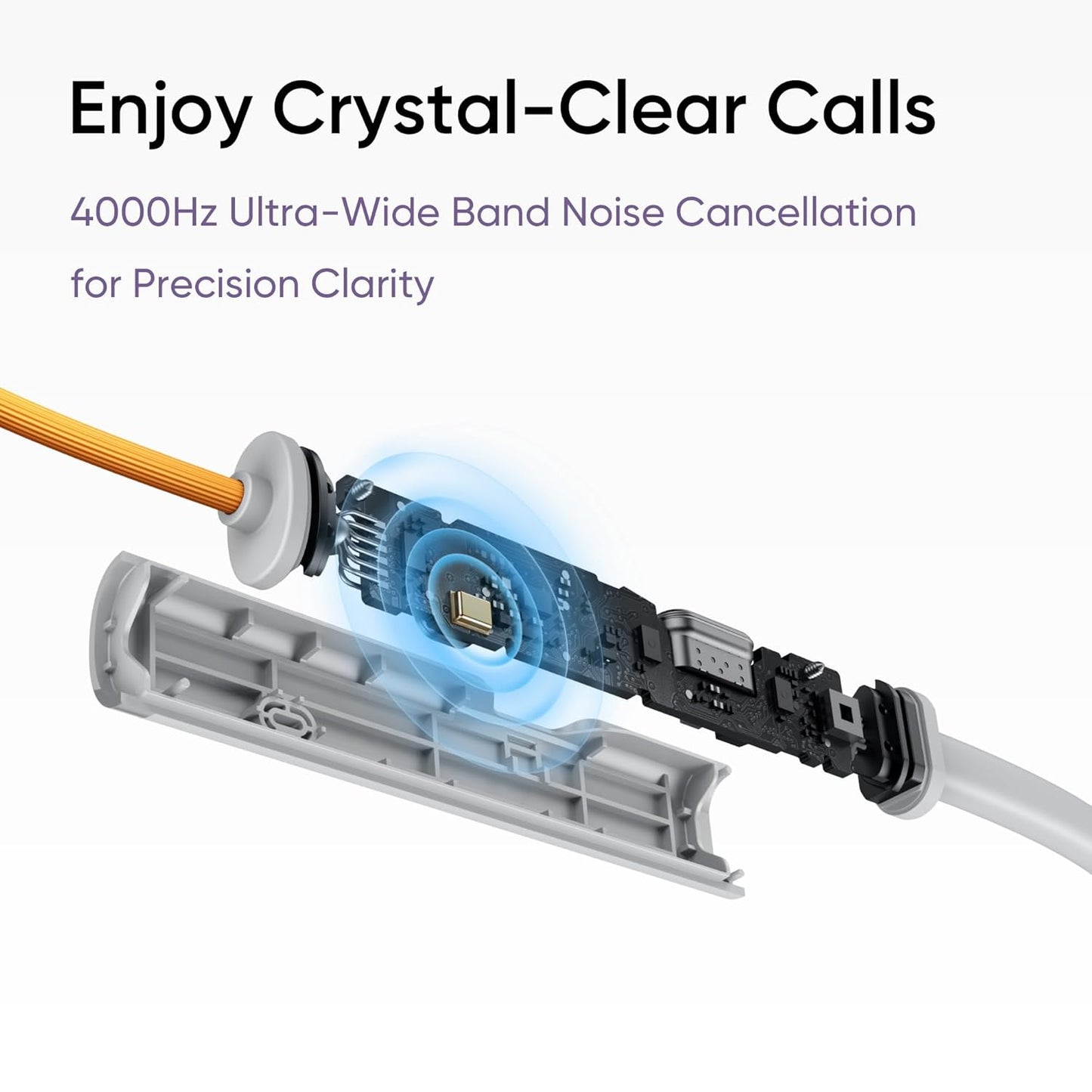 realme Buds Wireless 5 ANC in Ear Bluetooth Headphones,50dB ANC, 13.6mm Dynamic Bass Driver,360? Spatial Audio,45ms Low Latency,Upto 38hrs Playback,IP55 Rating,Dual Device Connection(Twilight Purple)